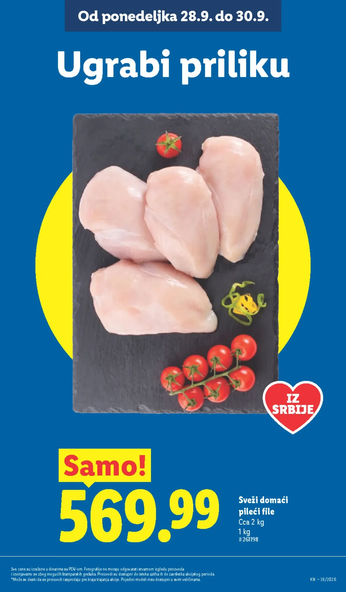 Lidl katalog akcija strana 15 – važi od 24.9. do 30.9.2026.