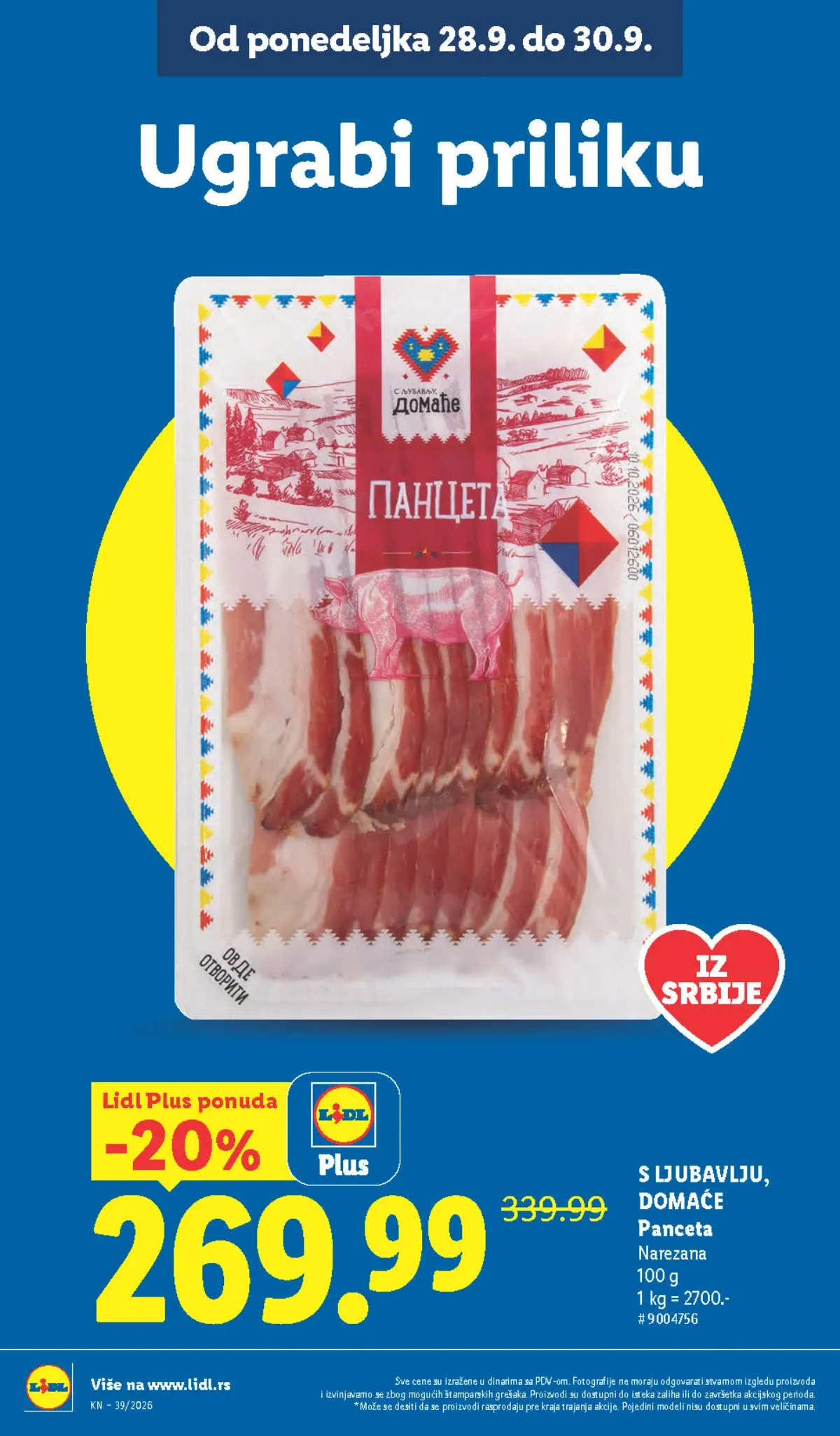 Lidl katalog akcija strana 16 – važi od 24.9. do 30.9.2026.