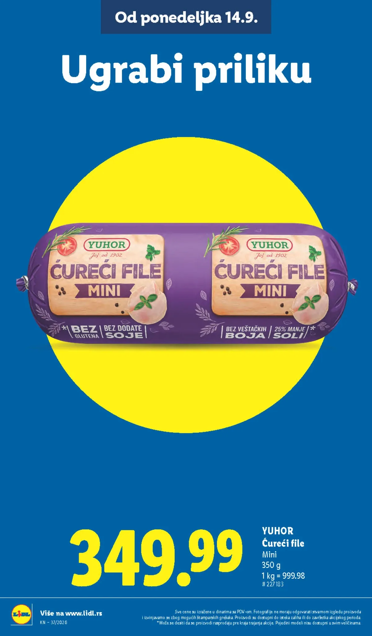 Lidl katalog akcija strana 18 – važi od 10.9. do 16.9.2026.