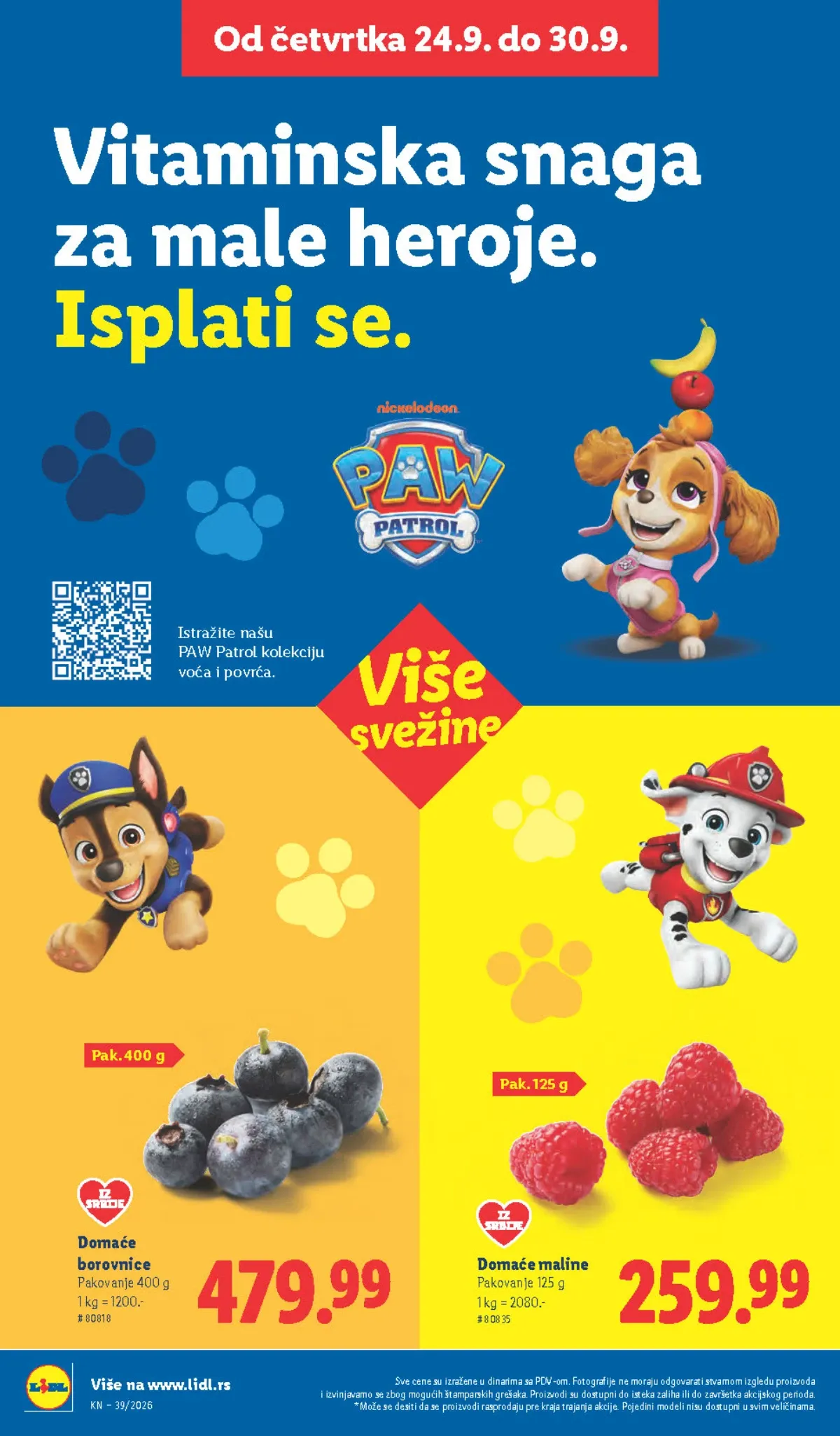 Lidl katalog akcija strana 20 – važi od 24.9. do 30.9.2026.
