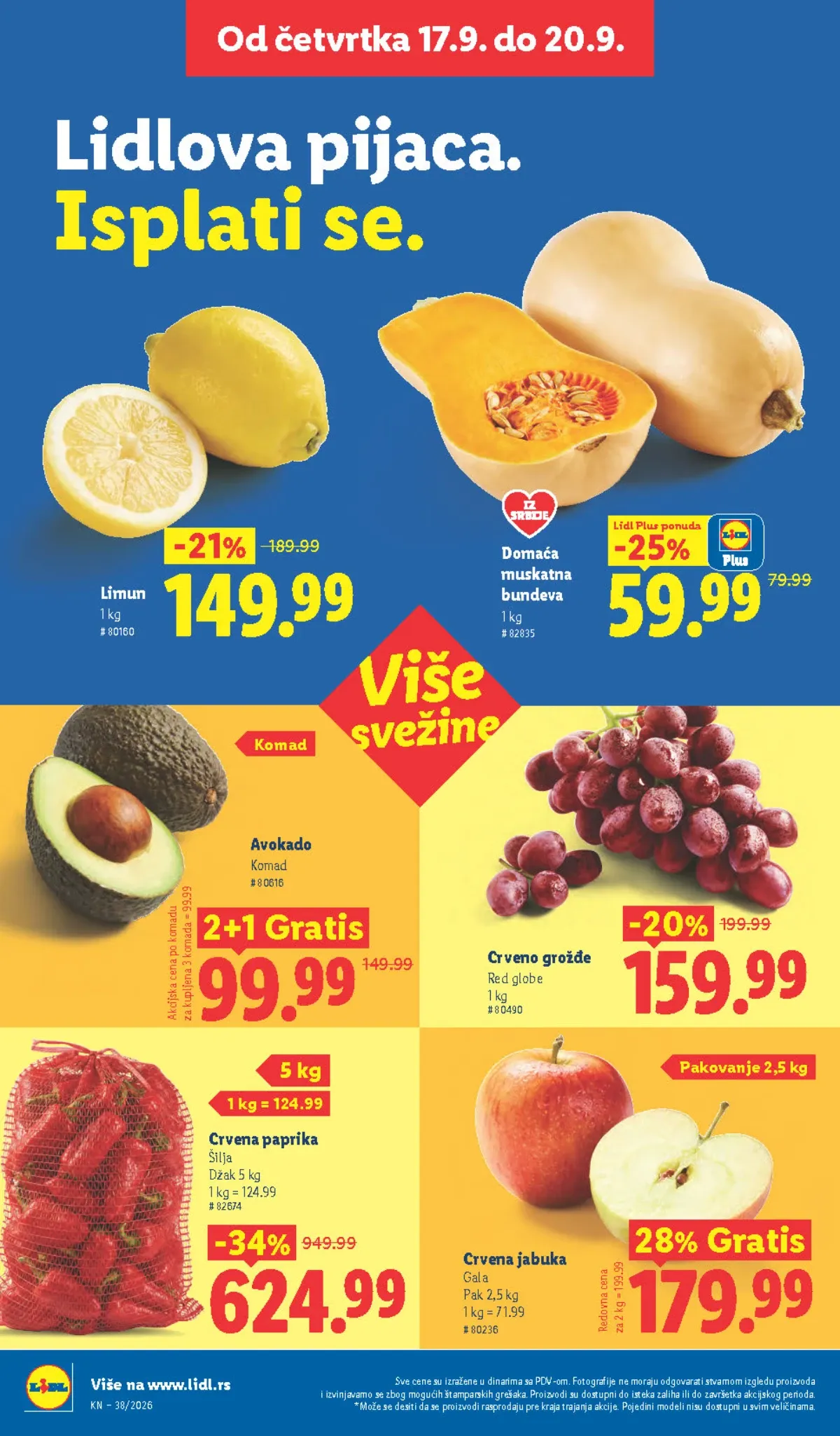 Lidl katalog akcija strana 22 – važi od 17.9. do 23.9.2026.