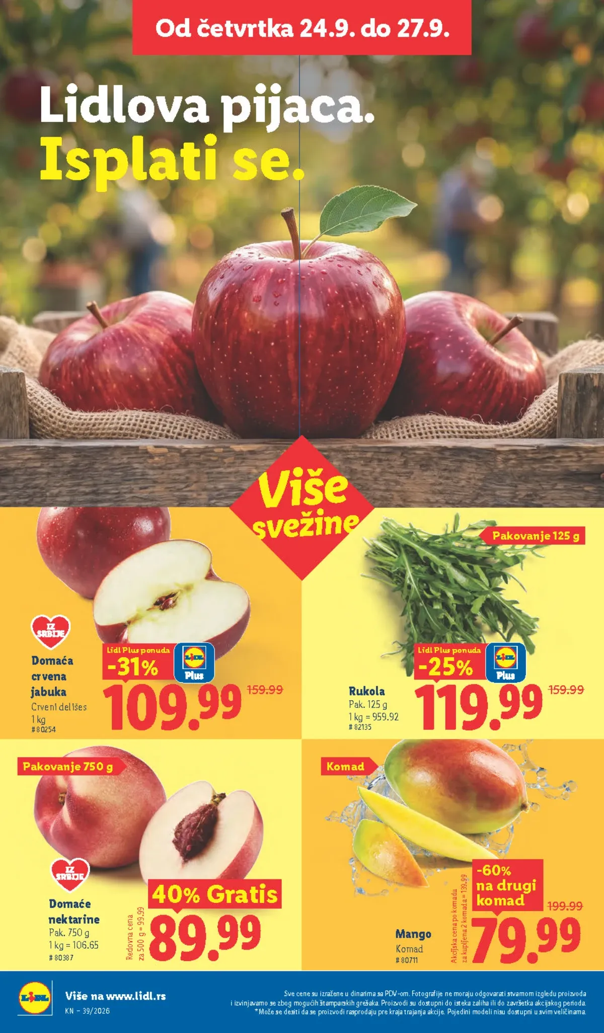 Lidl katalog akcija strana 22 – važi od 24.9. do 30.9.2026.