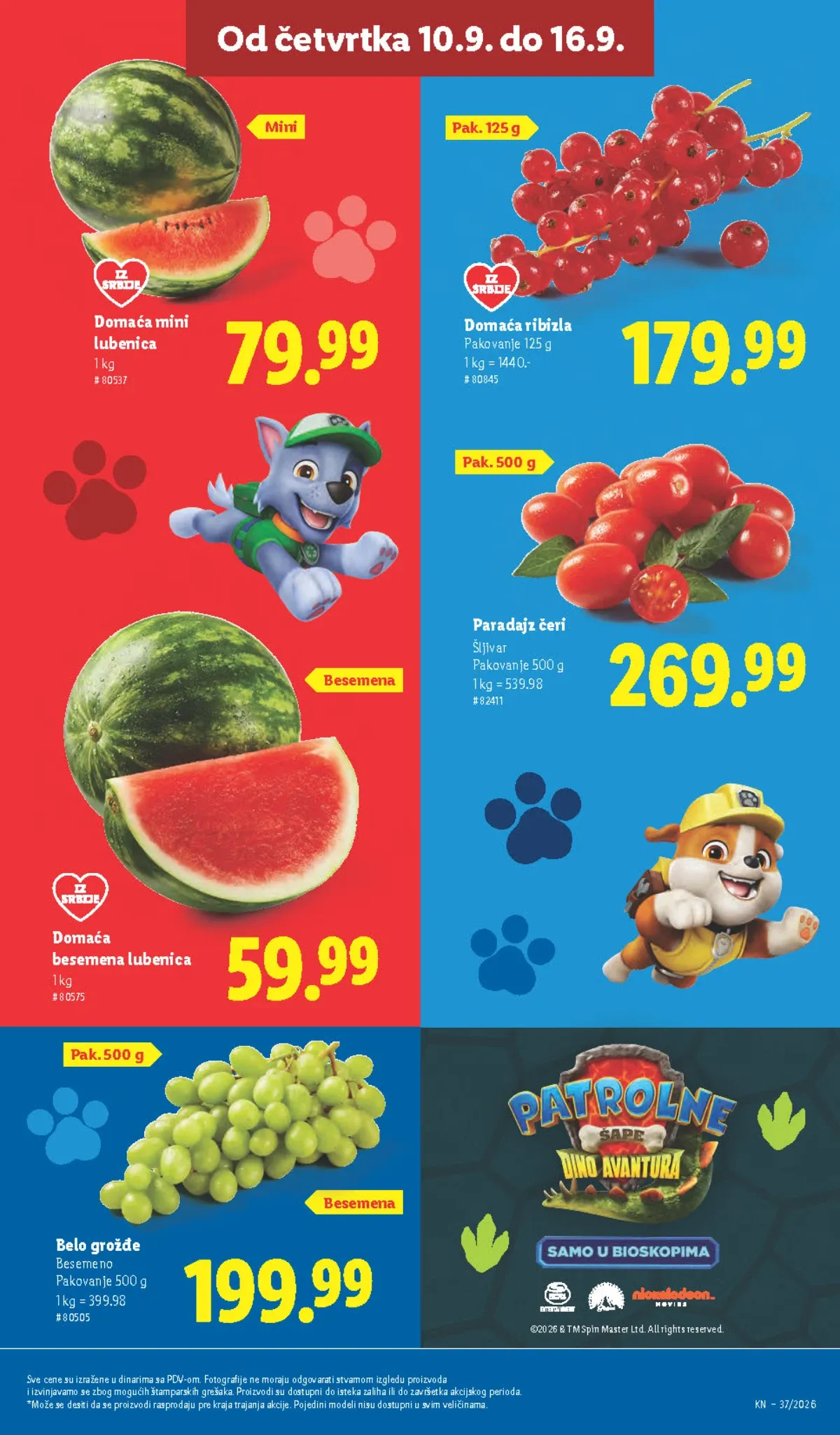 Lidl katalog akcija strana 23 – važi od 10.9. do 16.9.2026.
