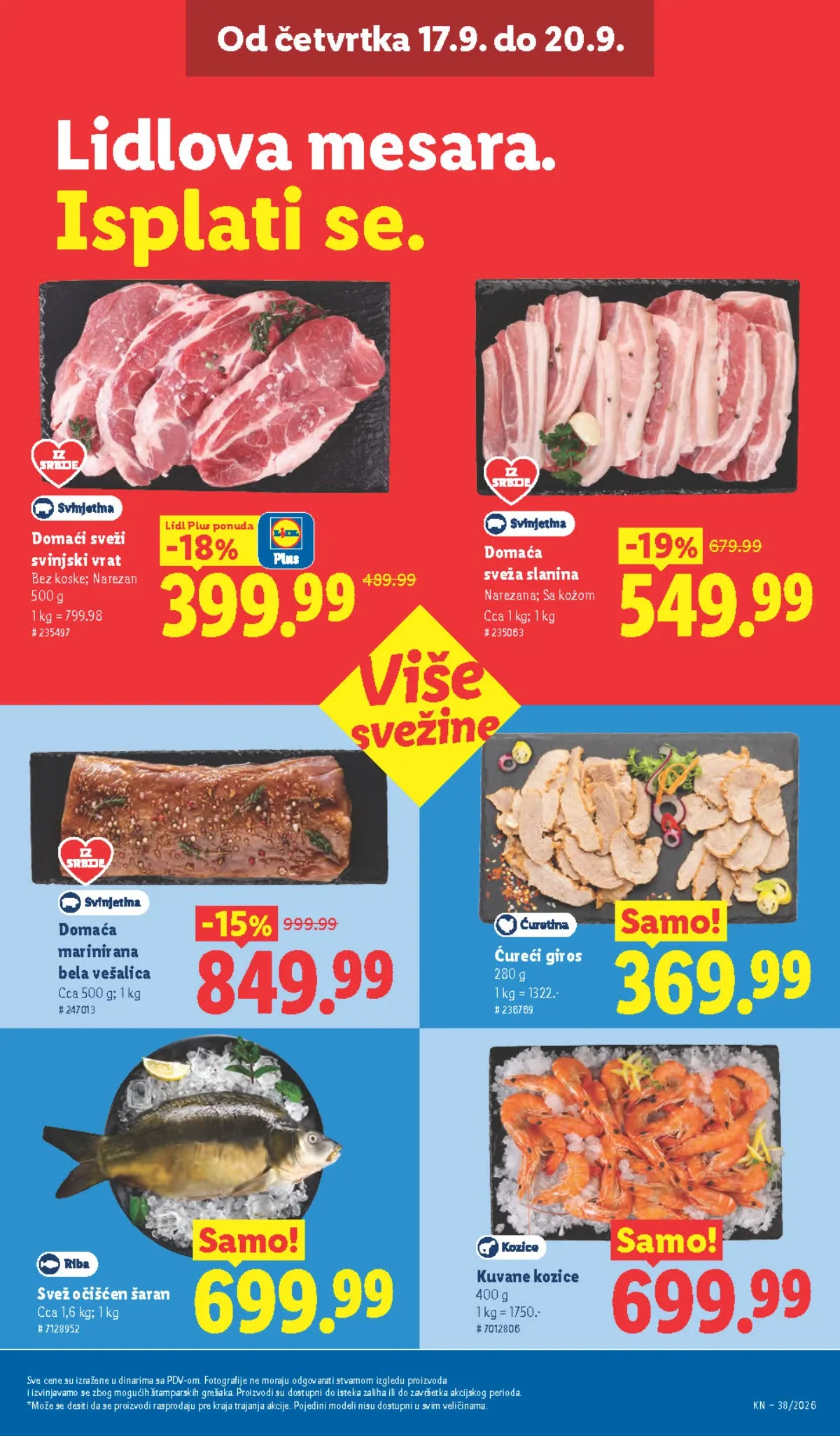 Lidl katalog akcija strana 23 – važi od 17.9. do 23.9.2026.