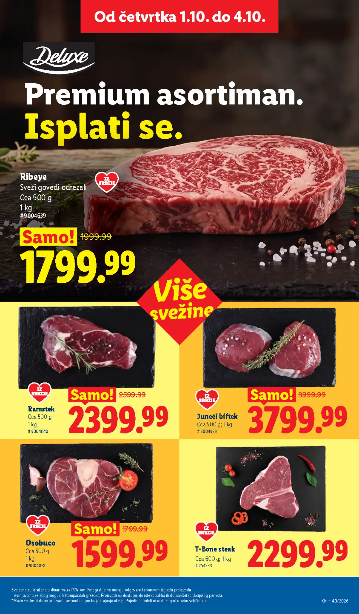 Lidl katalog akcija strana 23 – važi od 1.10. do 7.10.2026.