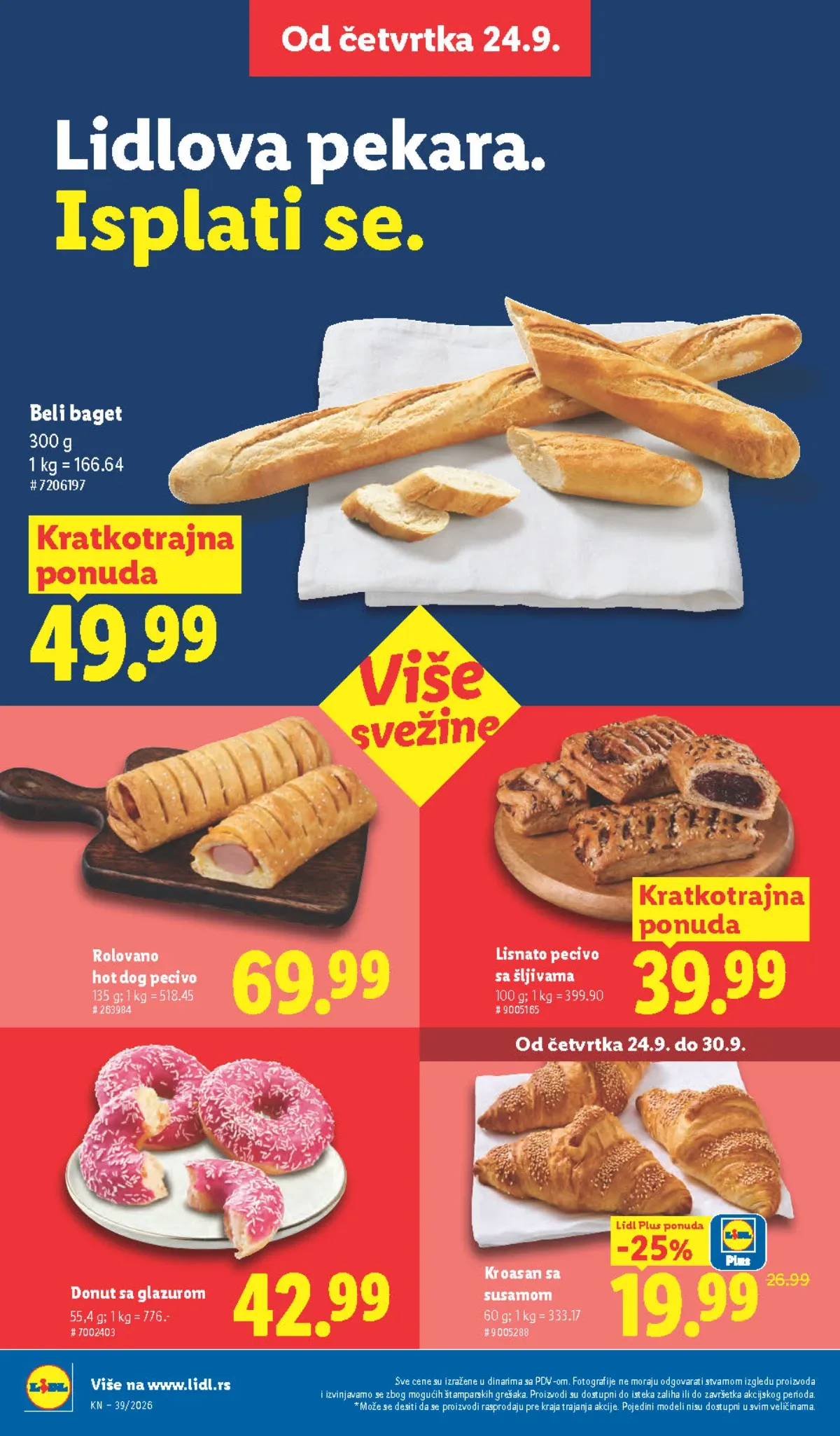 Lidl katalog akcija strana 24 – važi od 24.9. do 30.9.2026.