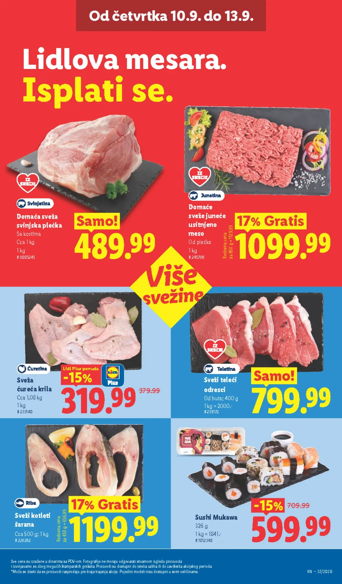 Lidl katalog akcija strana 25 – važi od 10.9. do 16.9.2026.