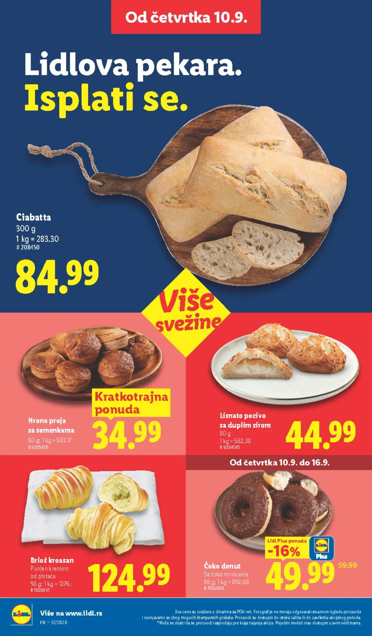 Lidl katalog akcija strana 26 – važi od 10.9. do 16.9.2026.