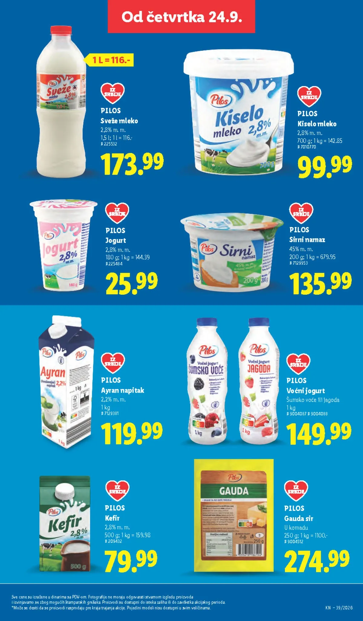 Lidl katalog akcija strana 27 – važi od 24.9. do 30.9.2026.