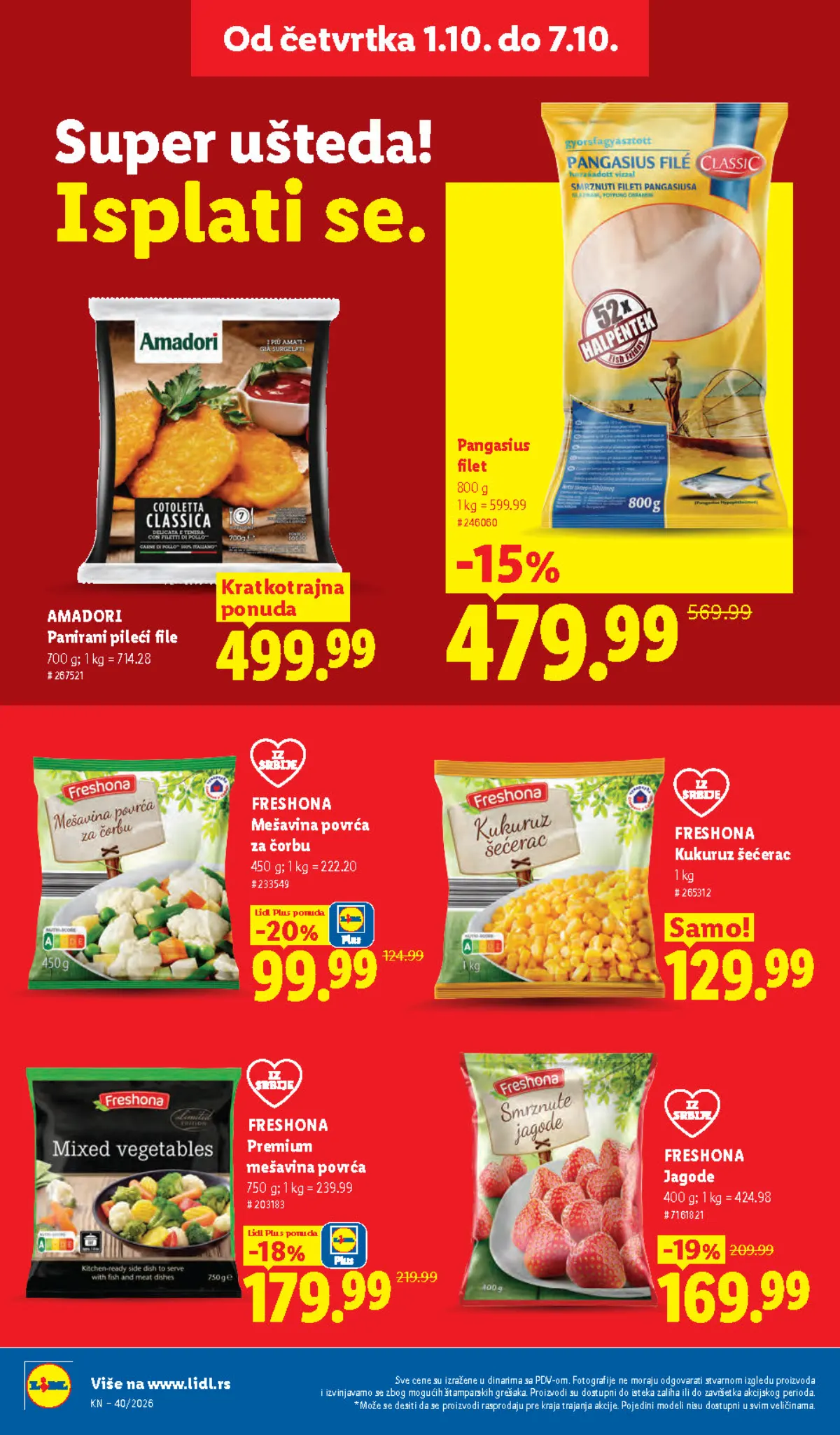 Lidl katalog akcija strana 28 – važi od 1.10. do 7.10.2026.
