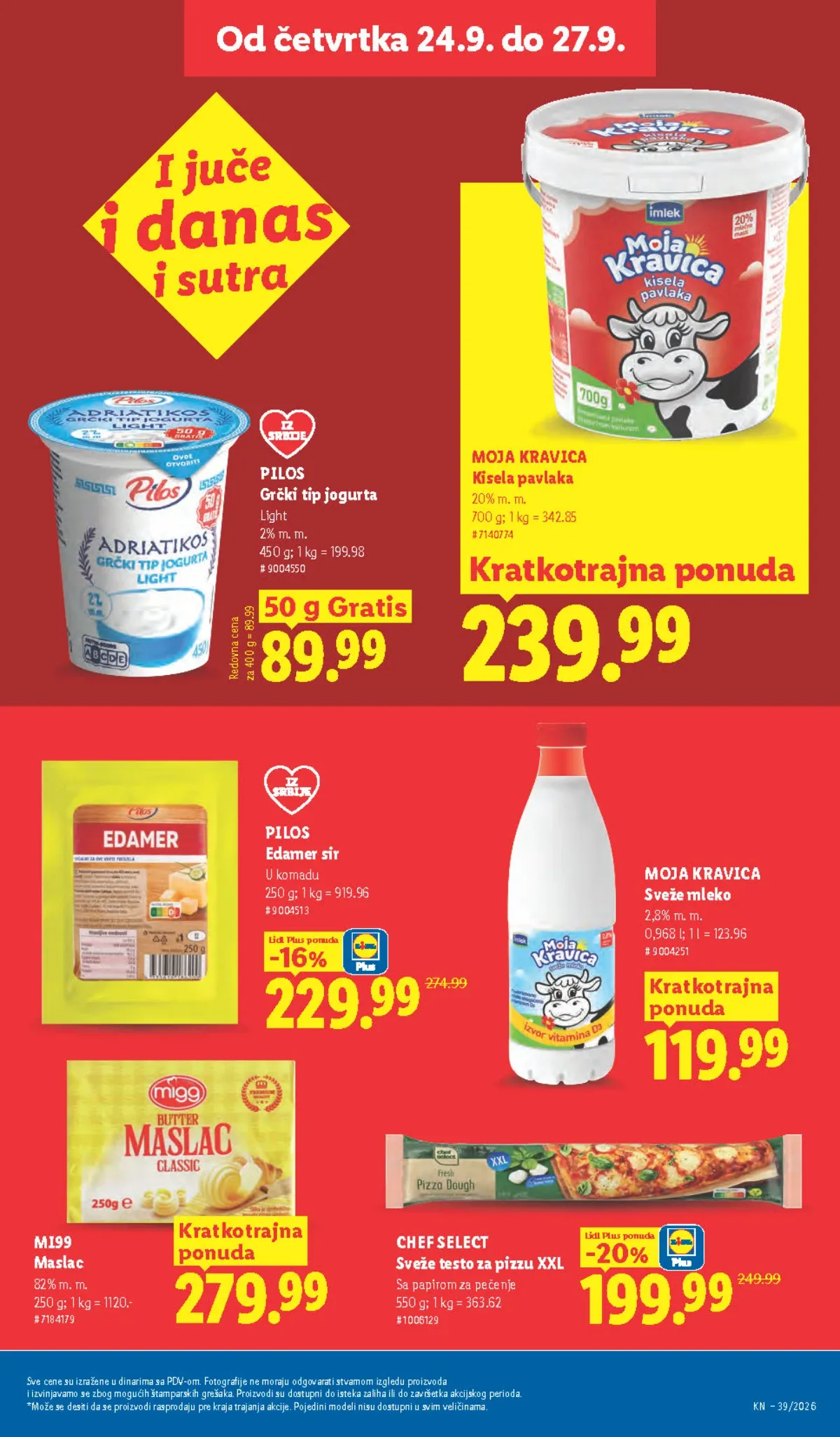 Lidl katalog akcija strana 29 – važi od 24.9. do 30.9.2026.