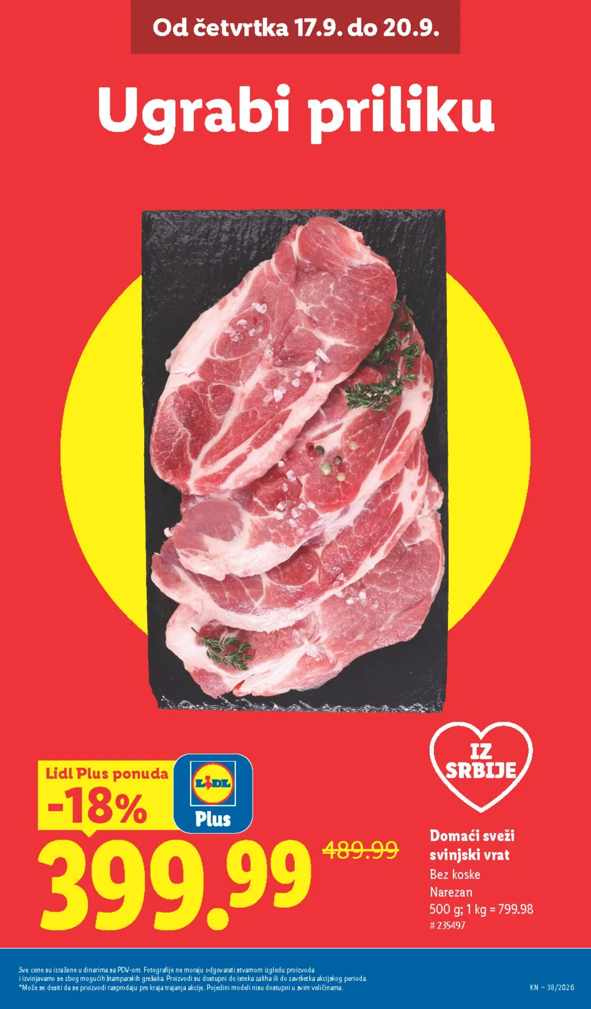 Lidl katalog akcija strana 3 – važi od 17.9. do 23.9.2026.