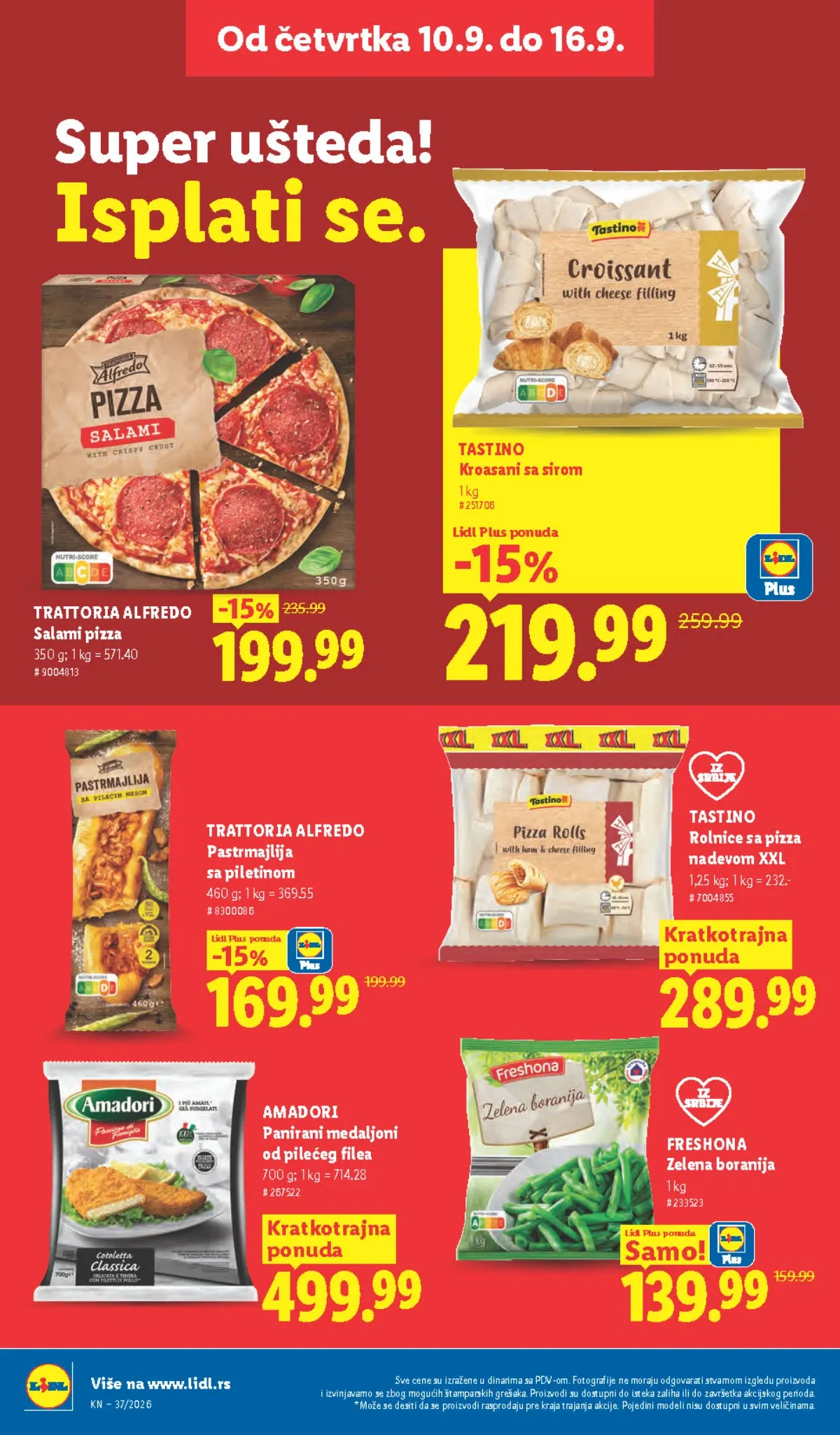 Lidl katalog akcija strana 30 – važi od 10.9. do 16.9.2026.