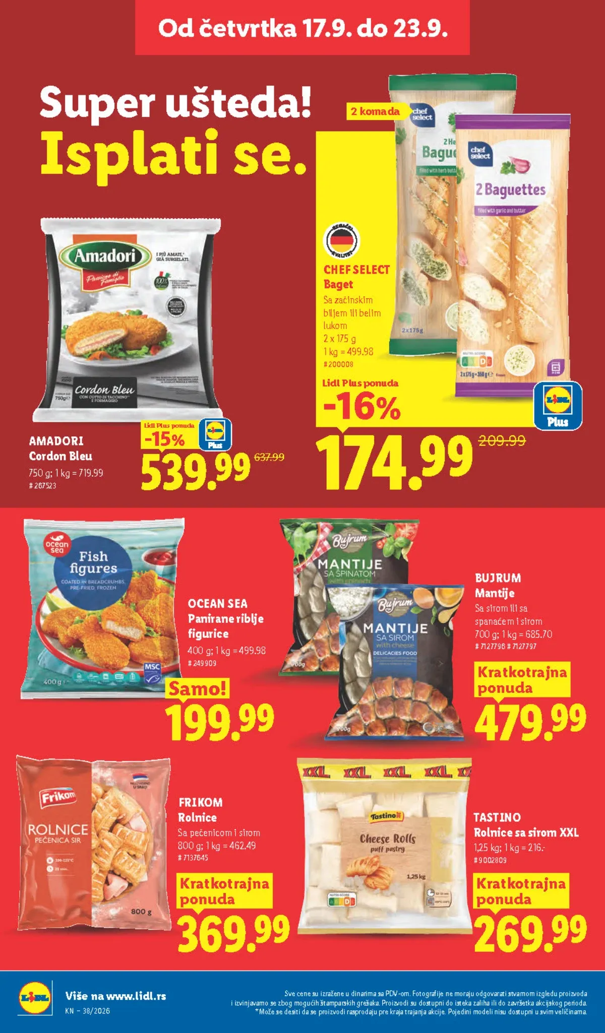 Lidl katalog akcija strana 30 – važi od 17.9. do 23.9.2026.