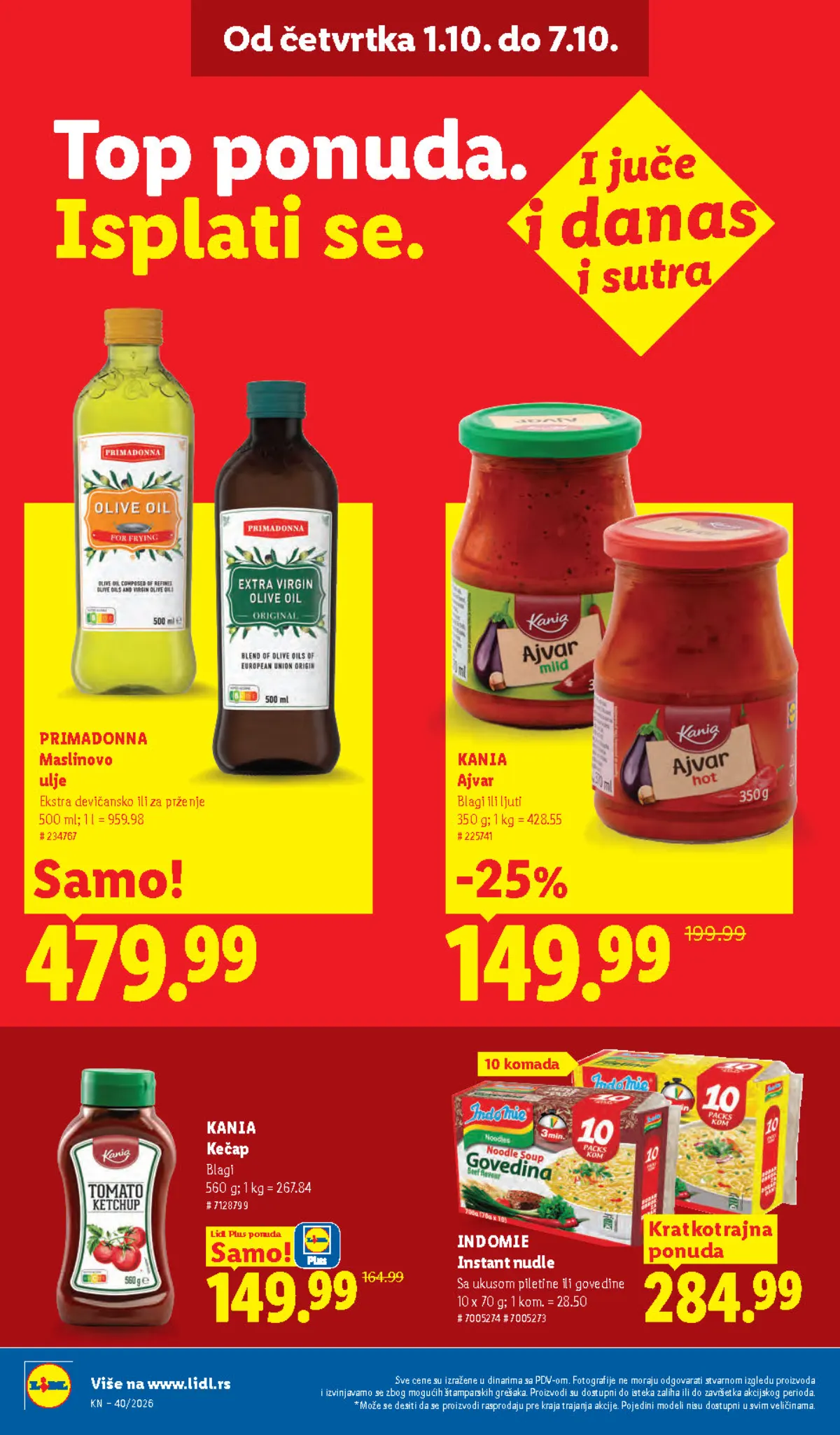 Lidl katalog akcija strana 30 – važi od 1.10. do 7.10.2026.