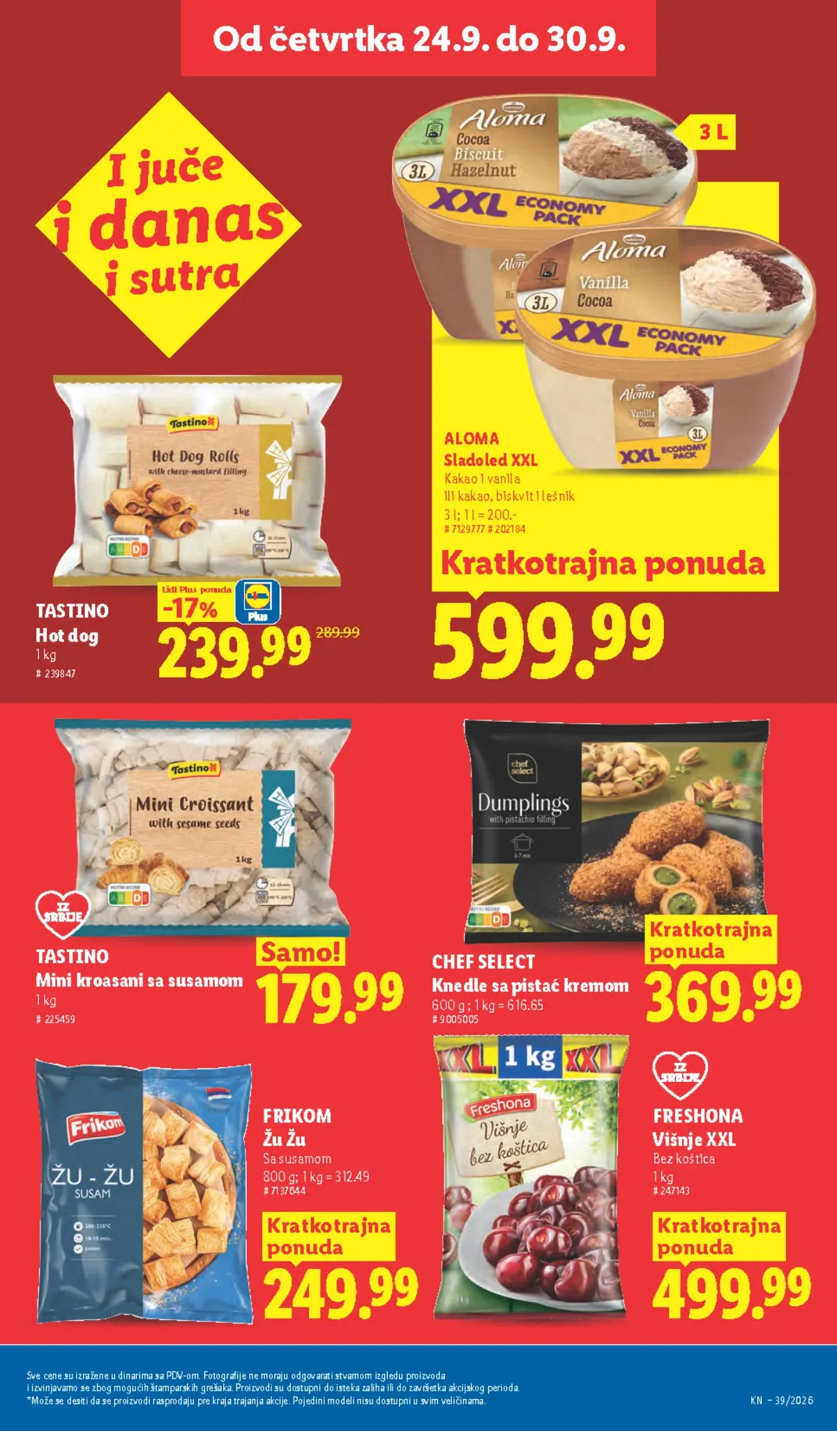 Lidl katalog akcija strana 31 – važi od 24.9. do 30.9.2026.