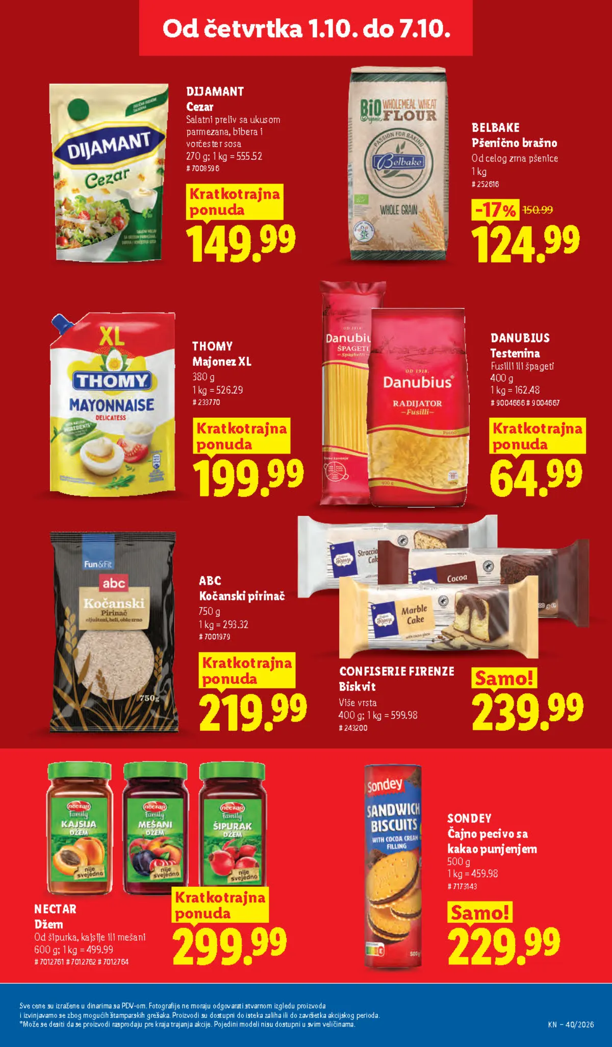 Lidl katalog akcija strana 31 – važi od 1.10. do 7.10.2026.