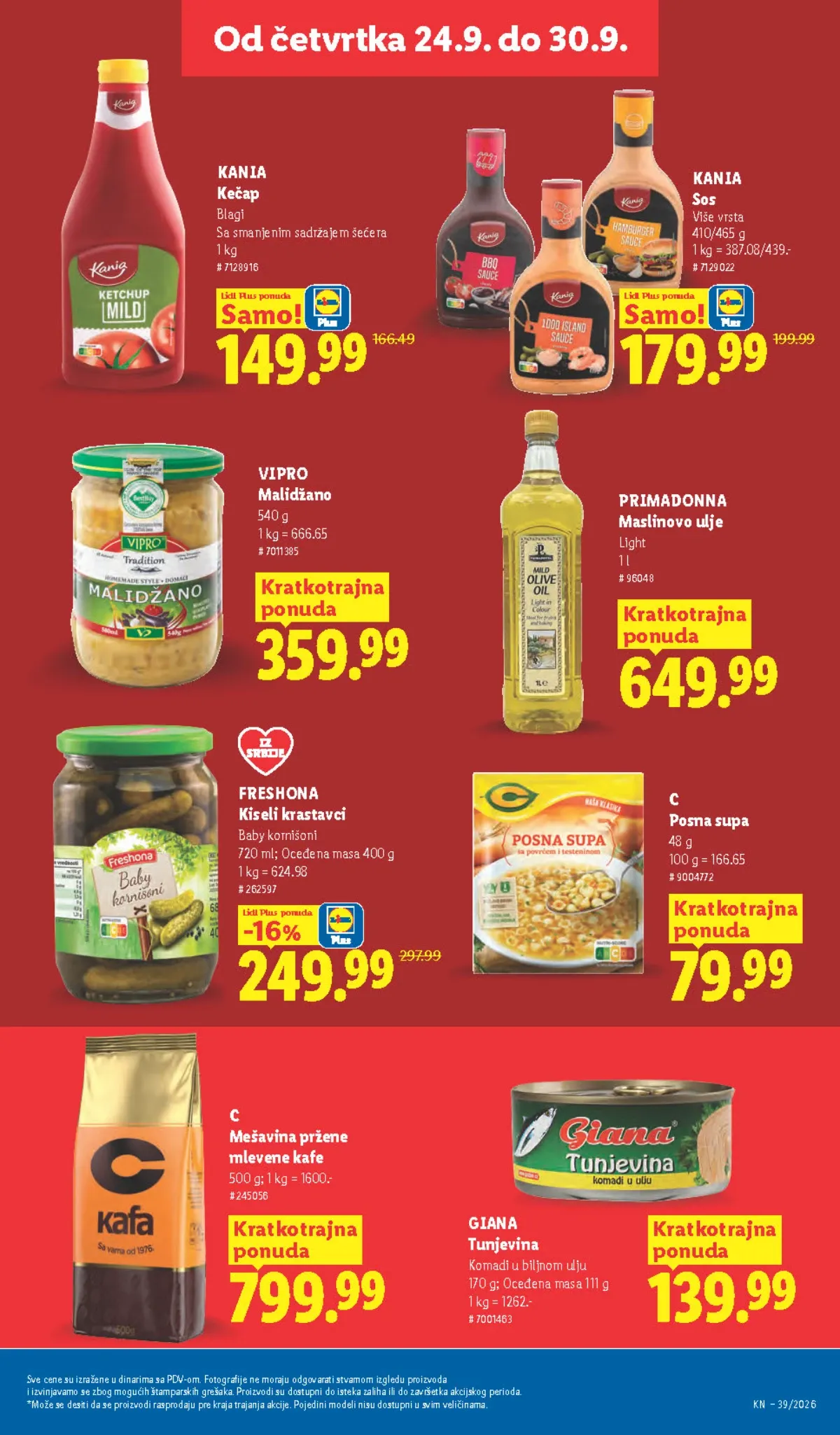 Lidl katalog akcija strana 33 – važi od 24.9. do 30.9.2026.