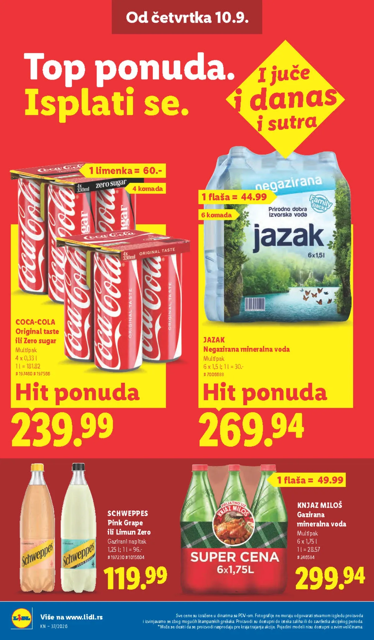 Lidl katalog akcija strana 34 – važi od 10.9. do 16.9.2026.