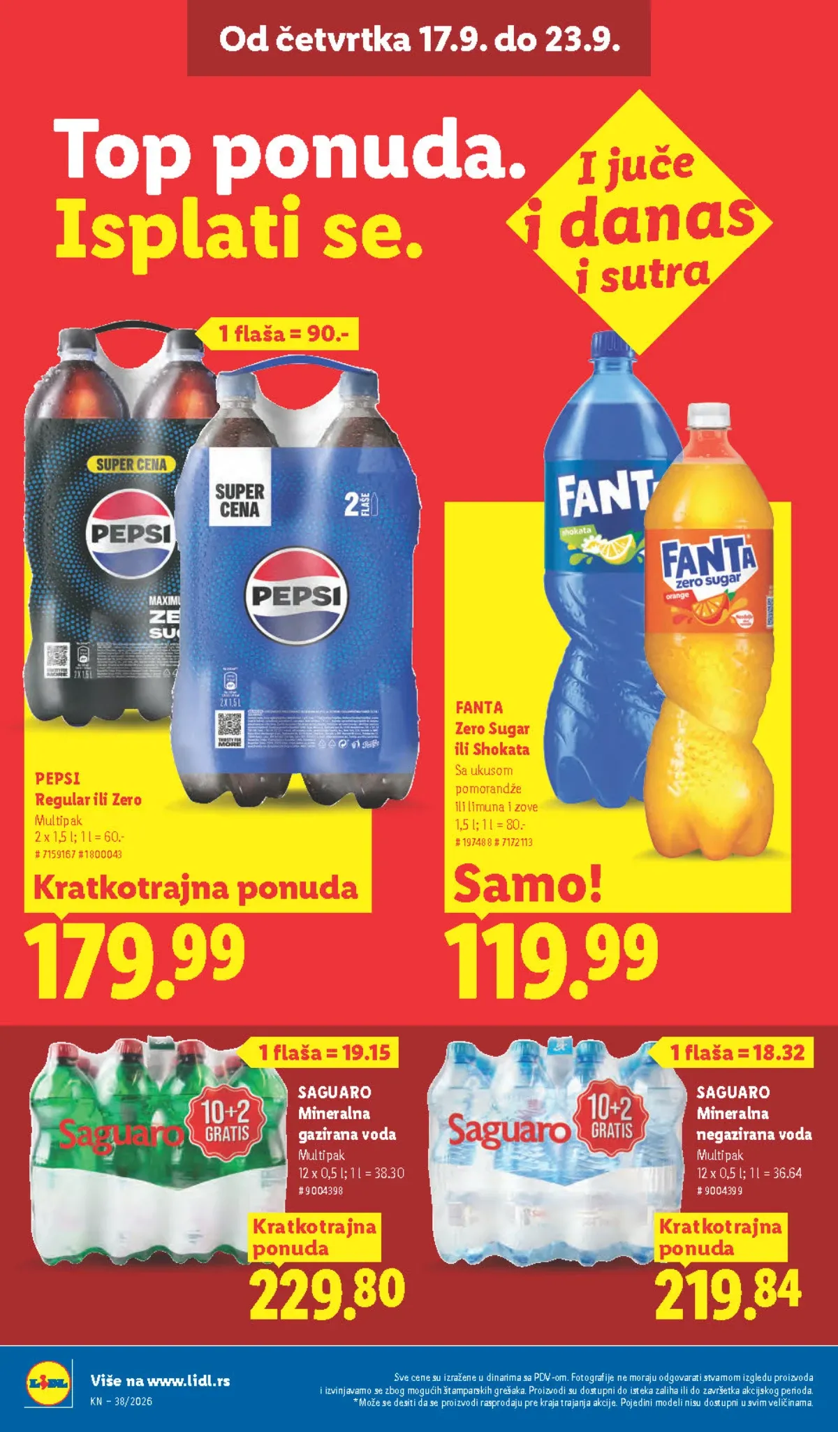 Lidl katalog akcija strana 34 – važi od 17.9. do 23.9.2026.