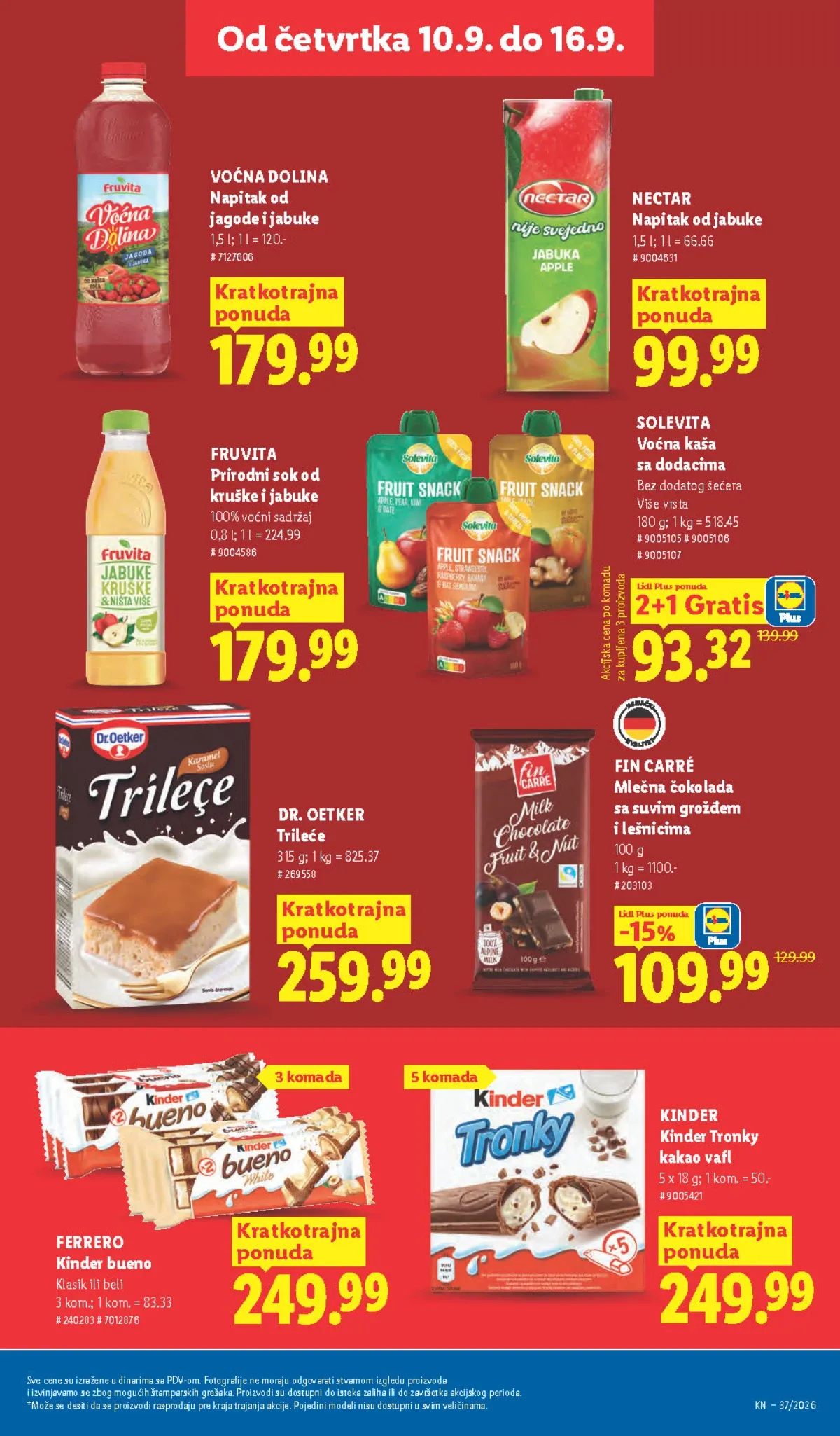 Lidl katalog akcija strana 35 – važi od 10.9. do 16.9.2026.