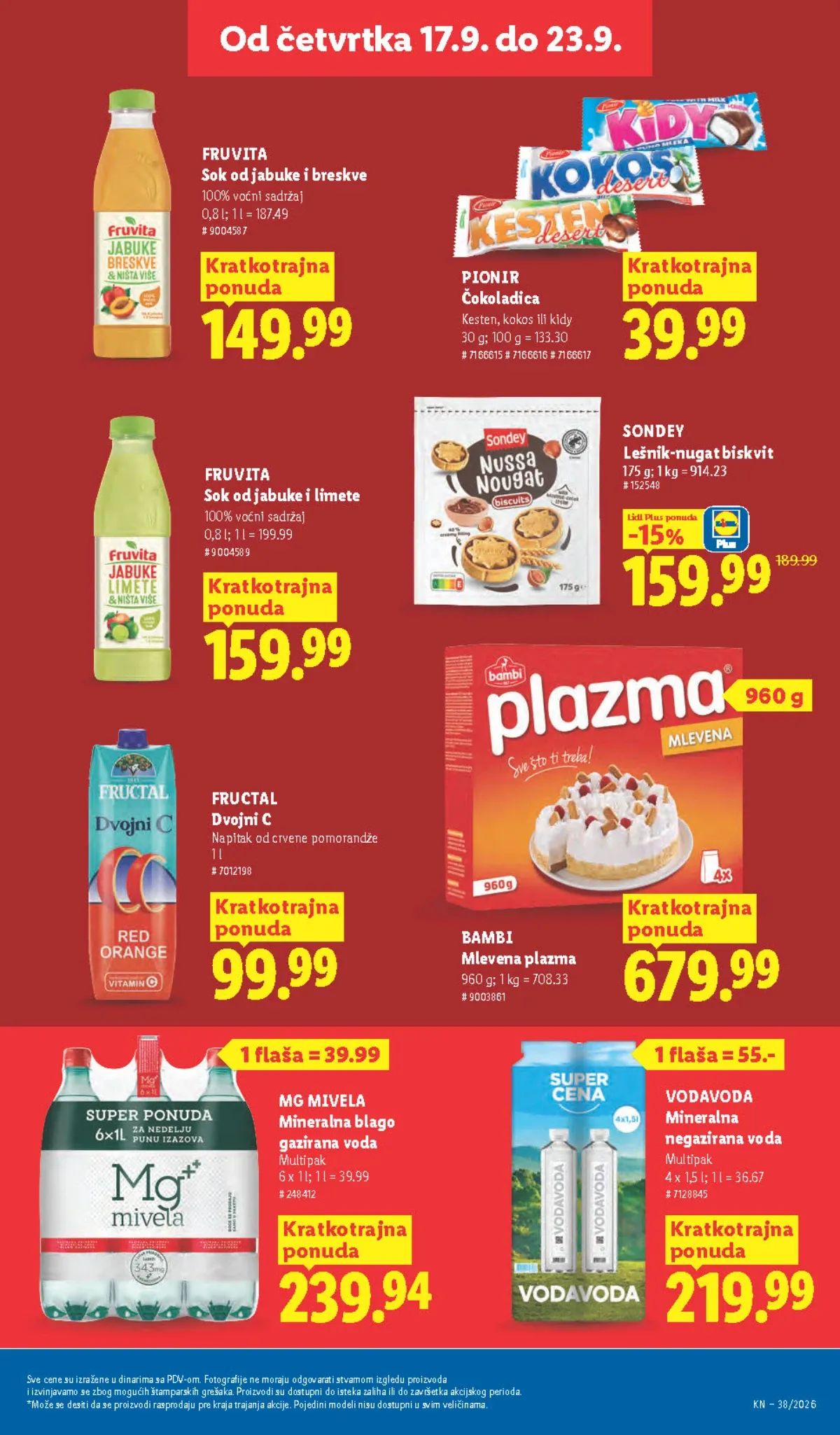 Lidl katalog akcija strana 35 – važi od 17.9. do 23.9.2026.