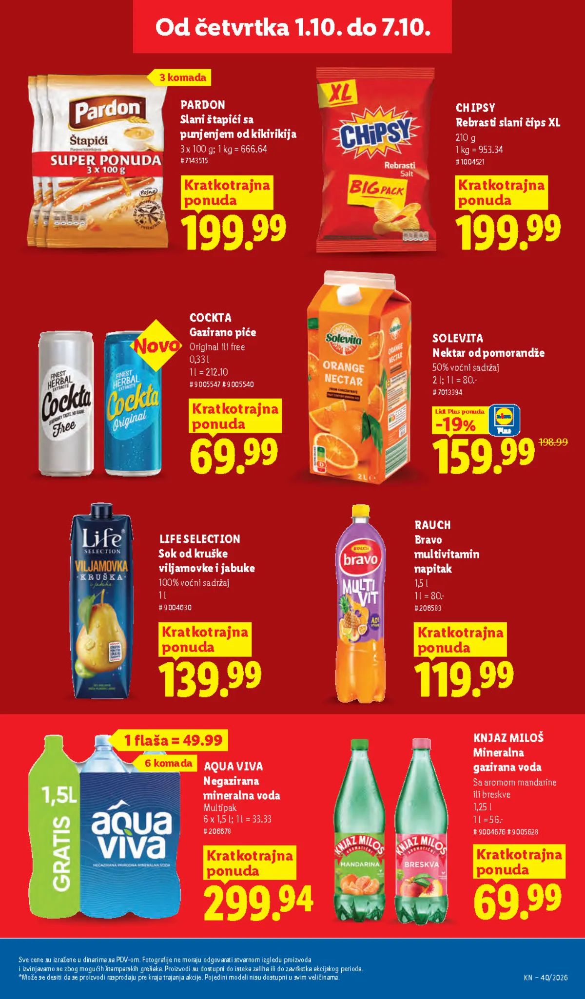 Lidl katalog akcija strana 35 – važi od 1.10. do 7.10.2026.