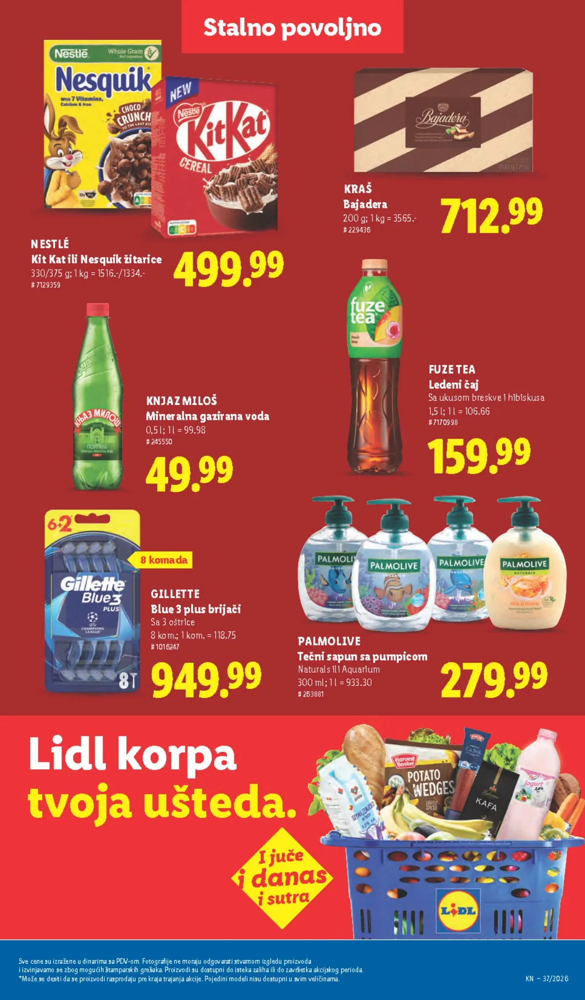 Lidl katalog akcija strana 43 – važi od 10.9. do 16.9.2026.
