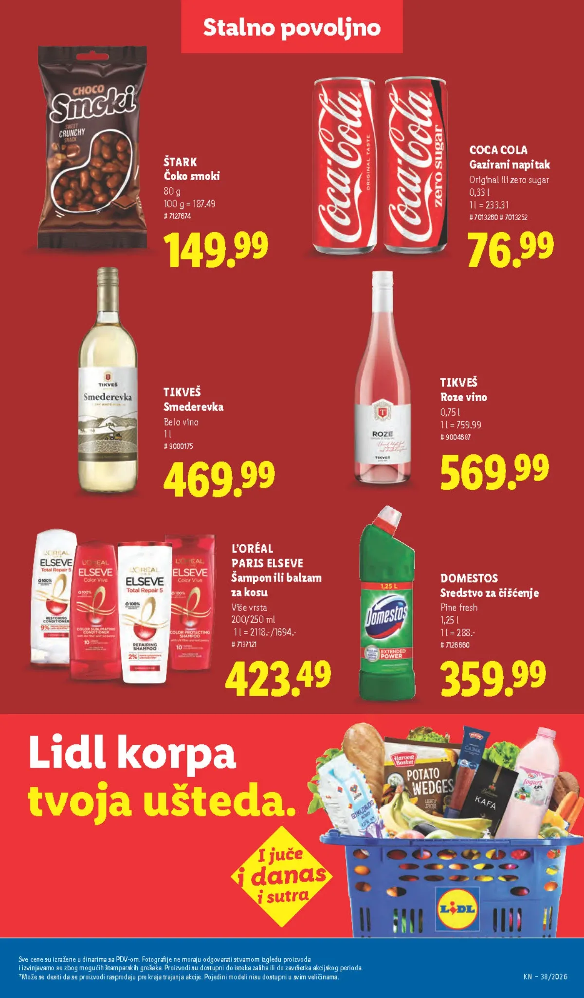 Lidl katalog akcija strana 43 – važi od 17.9. do 23.9.2026.
