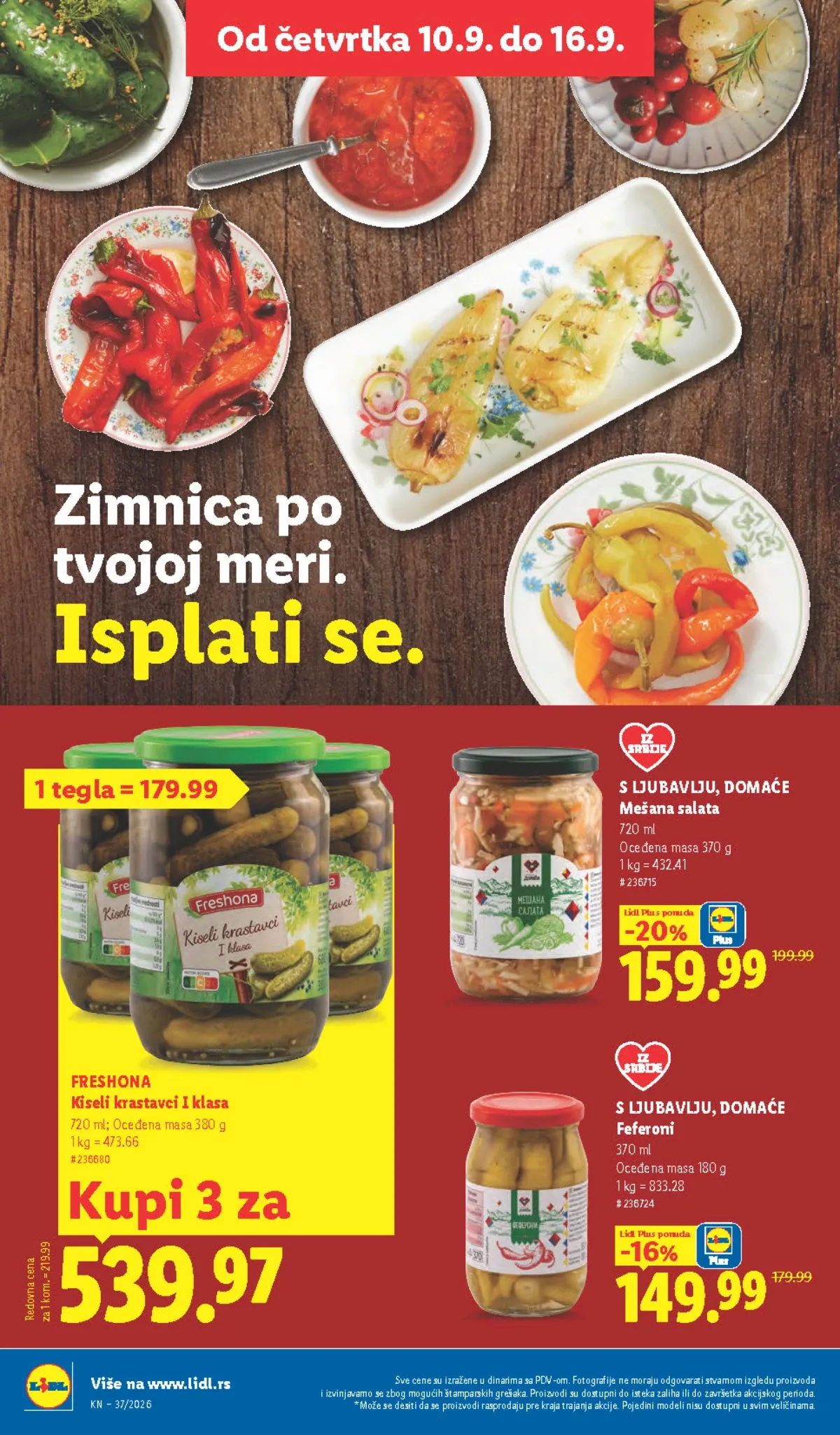 Lidl katalog akcija strana 44 – važi od 10.9. do 16.9.2026.