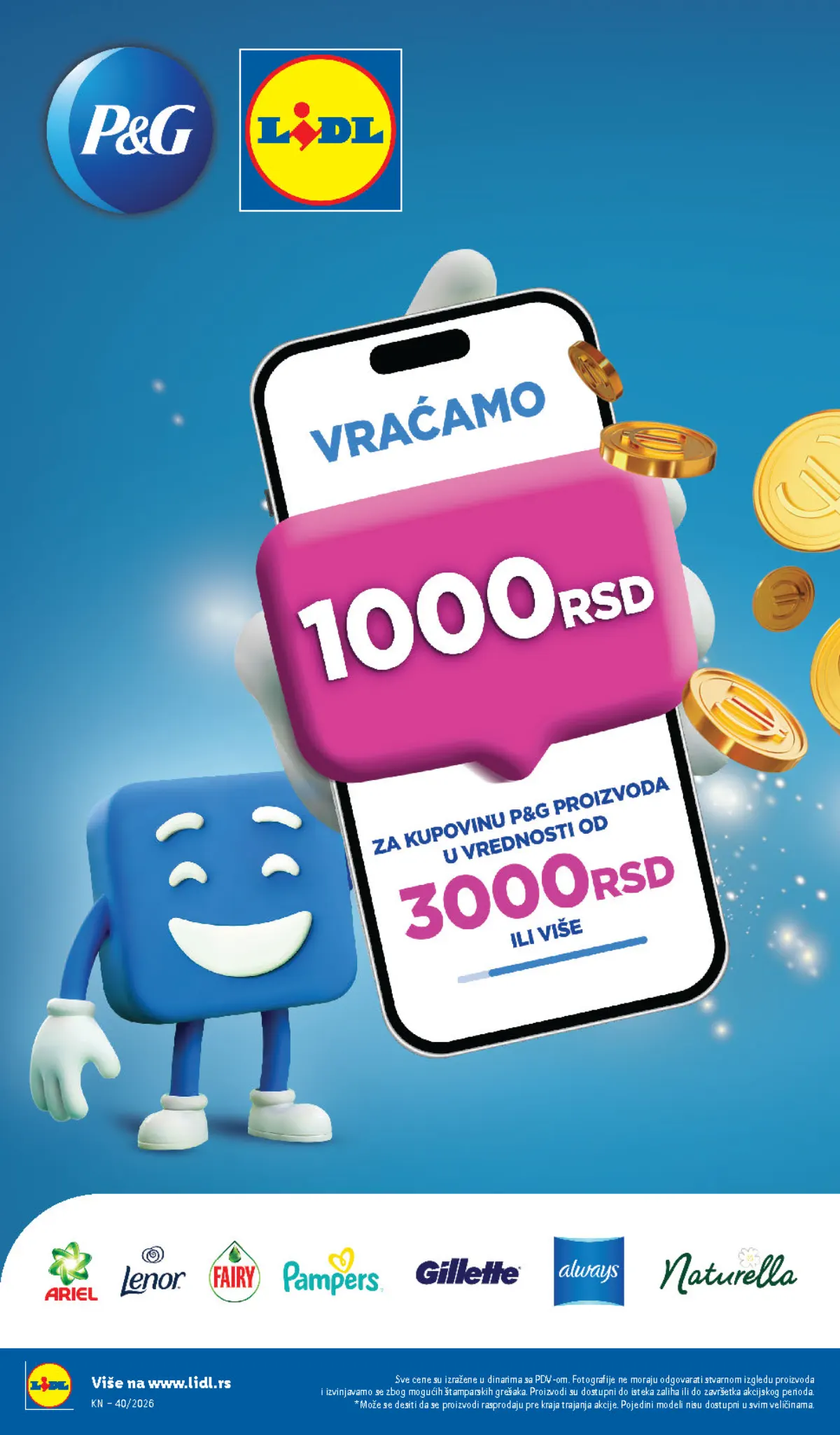 Lidl katalog akcija strana 44 – važi od 1.10. do 7.10.2026.
