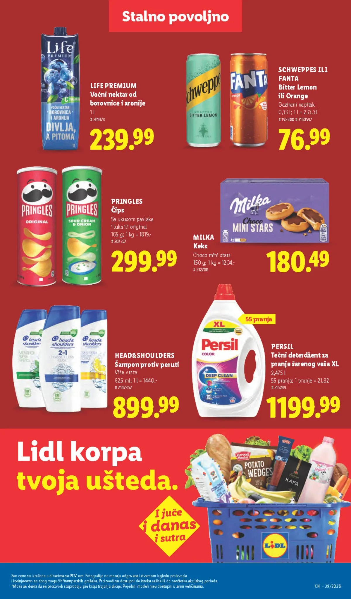 Lidl katalog akcija strana 45 – važi od 24.9. do 30.9.2026.