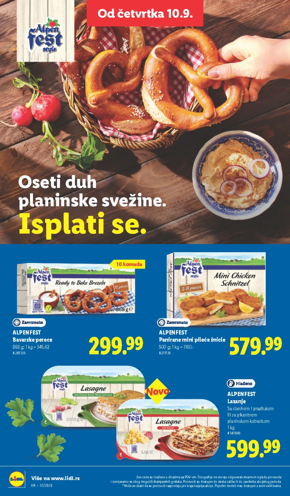 Lidl katalog akcija strana 46 – važi od 10.9. do 16.9.2026.