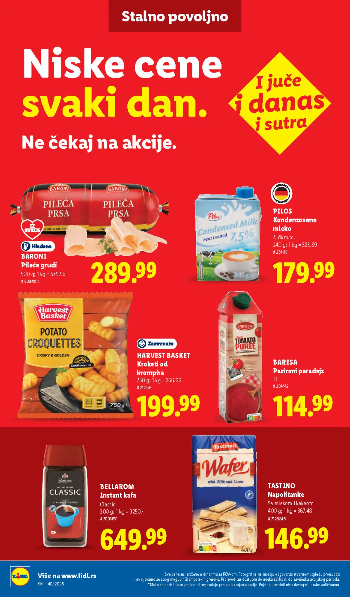 Lidl katalog akcija strana 46 – važi od 1.10. do 7.10.2026.