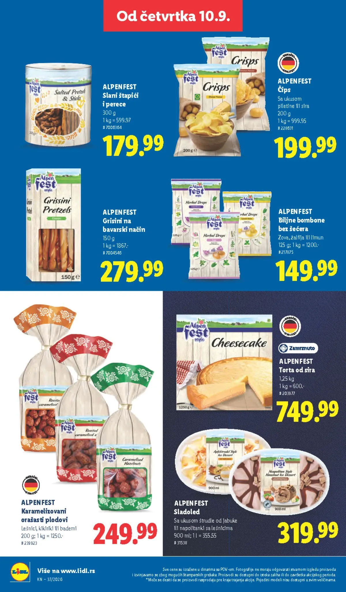 Lidl katalog akcija strana 47 – važi od 10.9. do 16.9.2026.