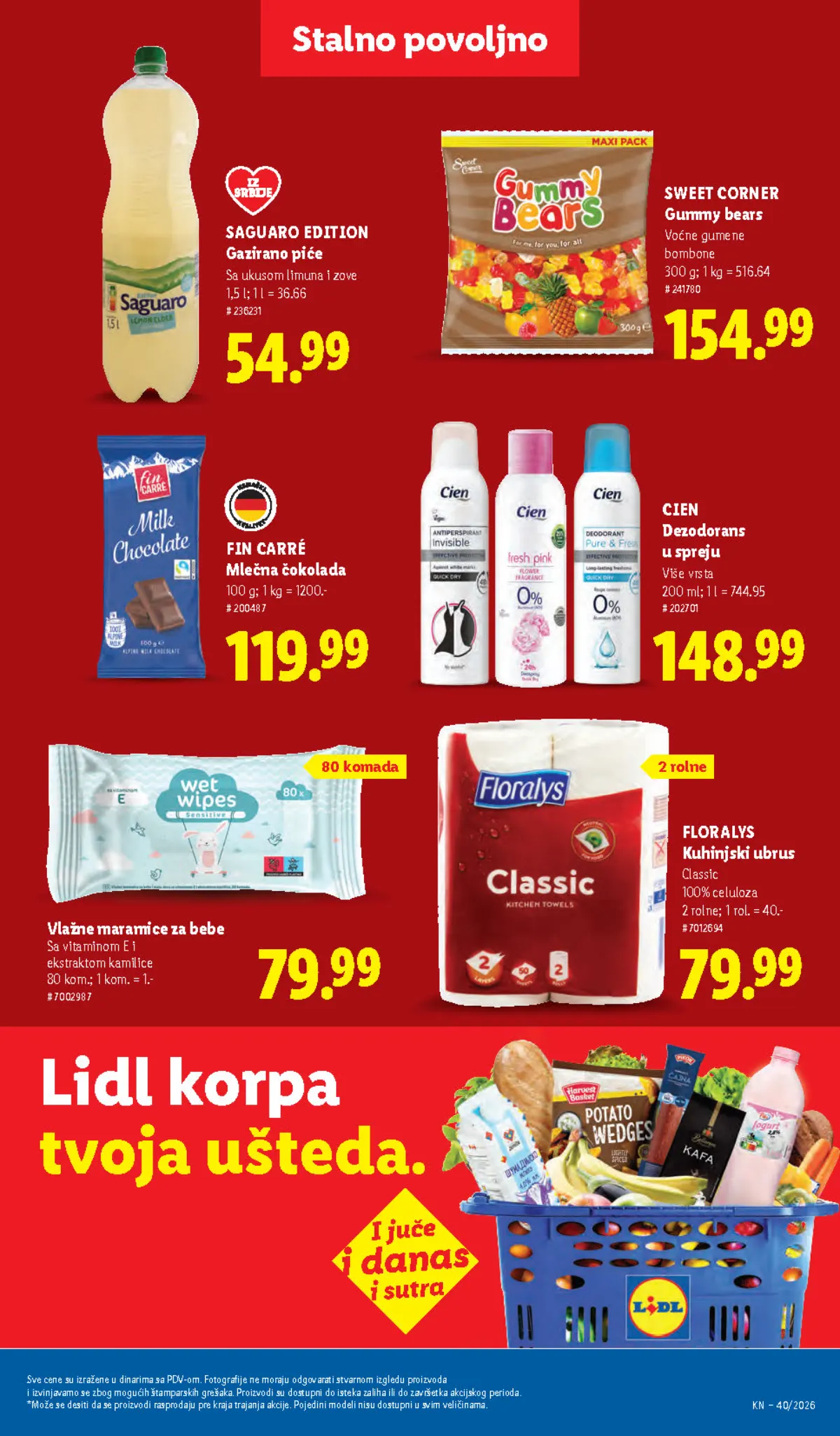 Lidl katalog akcija strana 47 – važi od 1.10. do 7.10.2026.