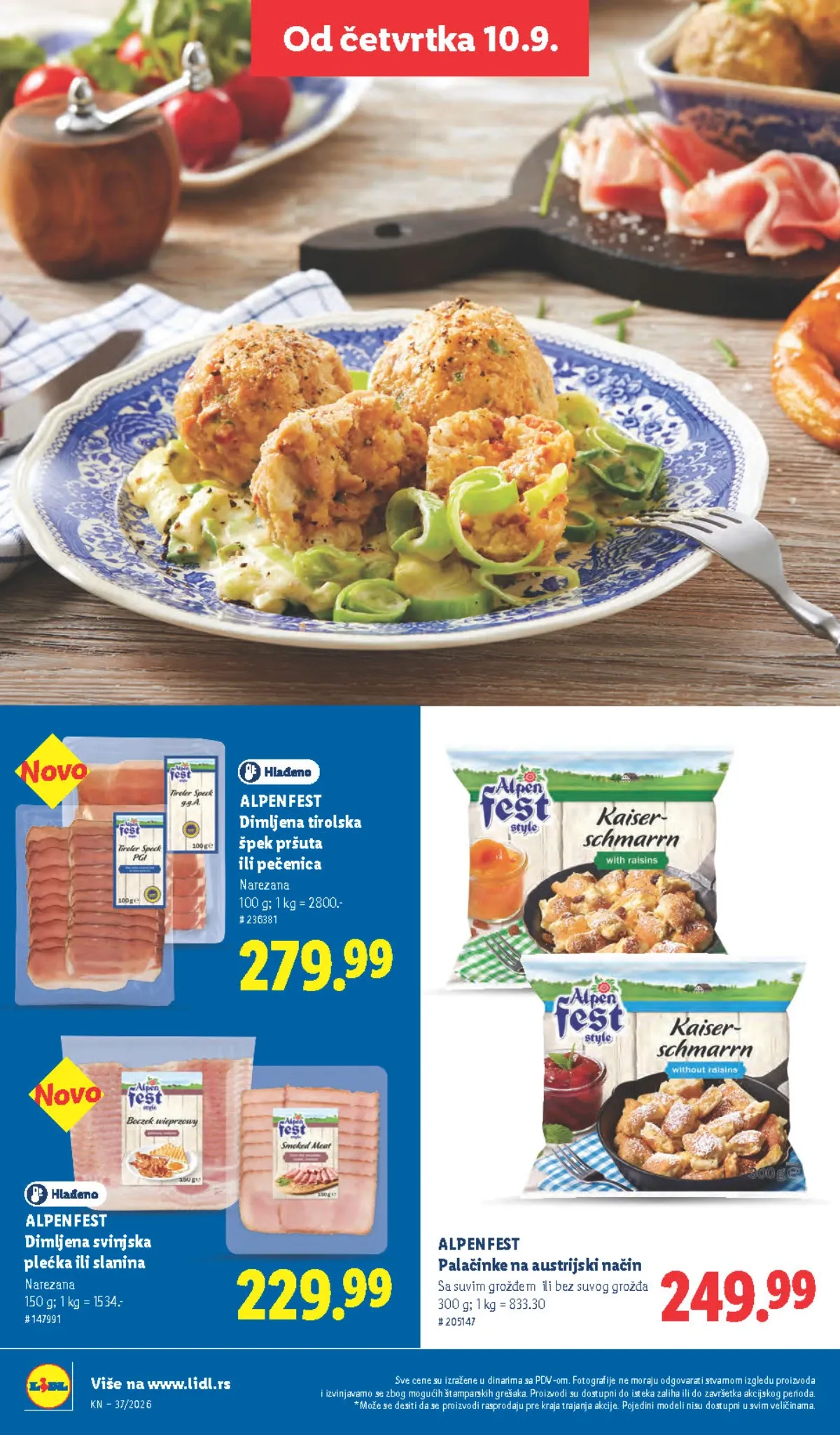 Lidl katalog akcija strana 49 – važi od 10.9. do 16.9.2026.
