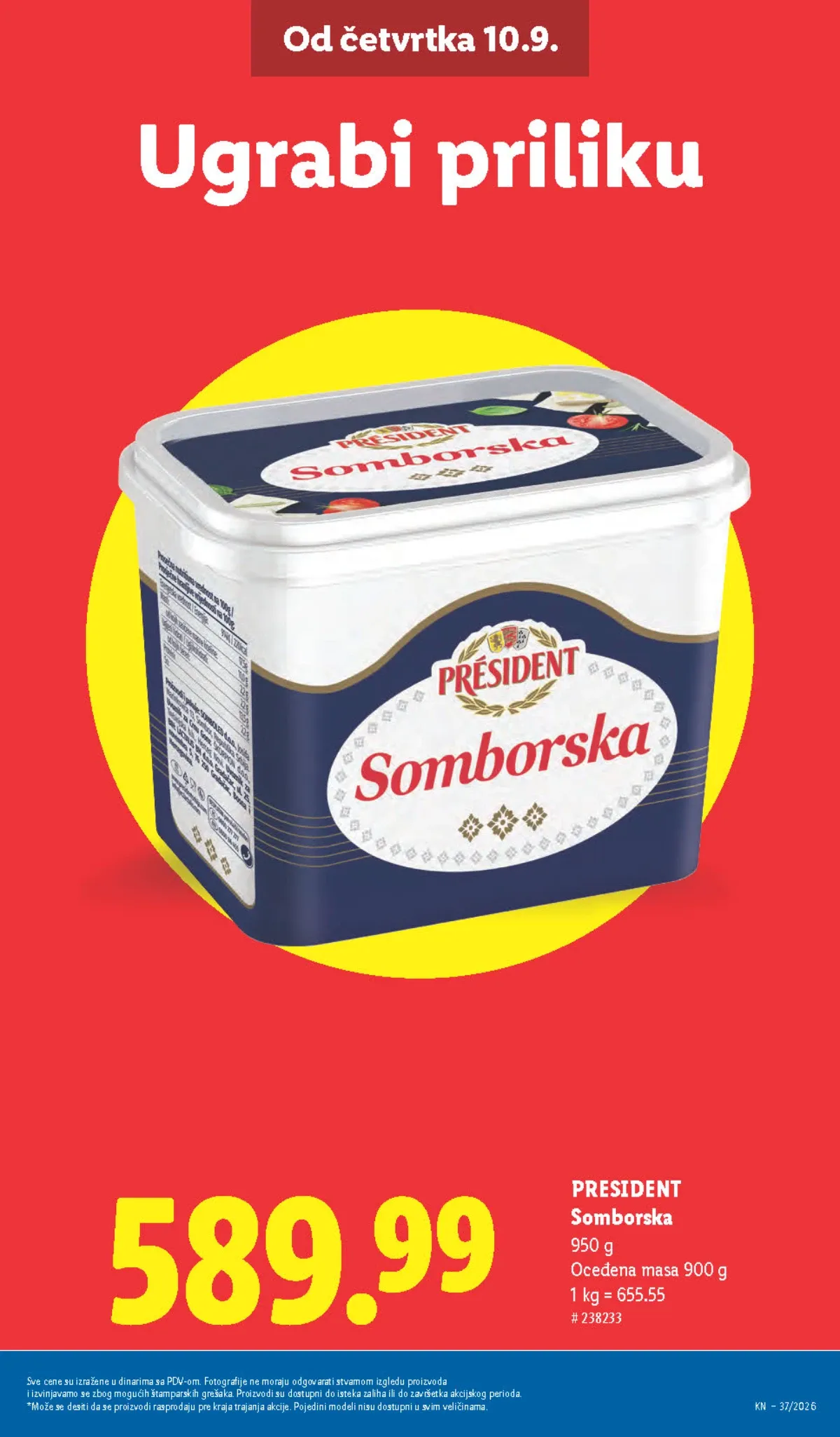 Lidl katalog akcija strana 5 – važi od 10.9. do 16.9.2026.