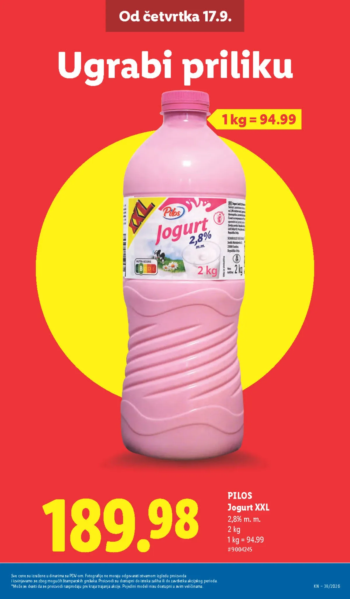 Lidl katalog akcija strana 5 – važi od 17.9. do 23.9.2026.