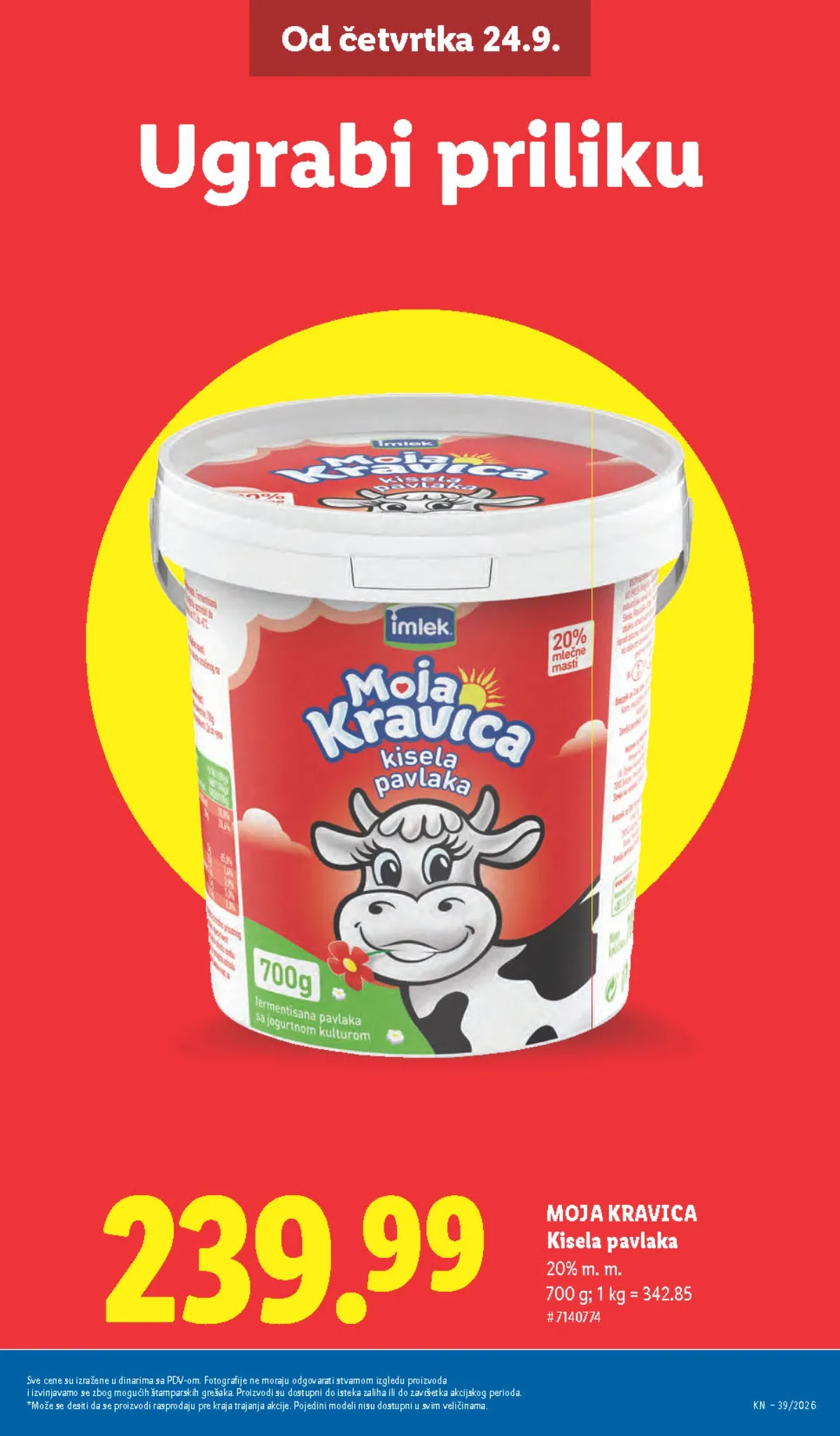 Lidl katalog akcija strana 5 – važi od 24.9. do 30.9.2026.