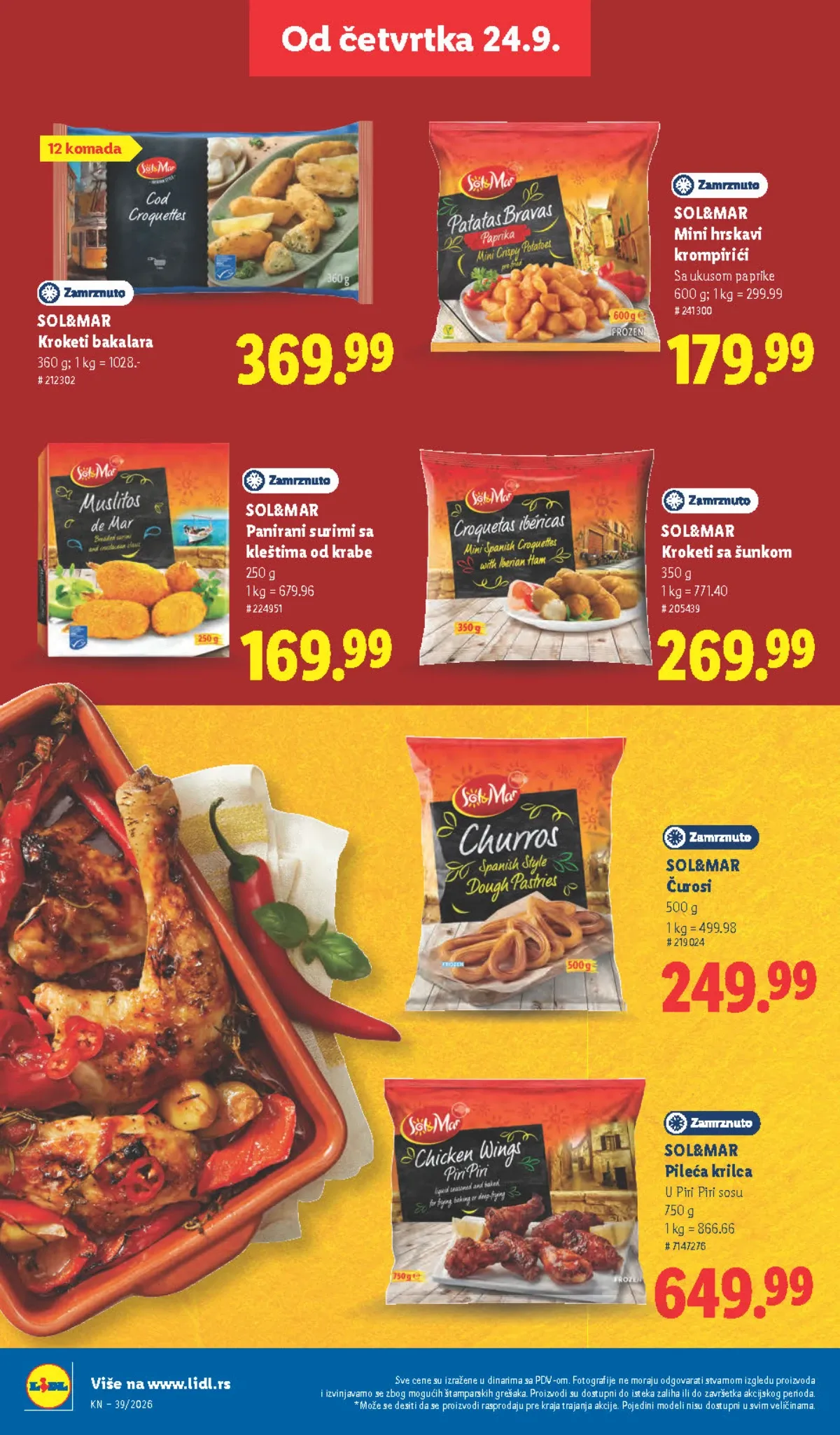 Lidl katalog akcija strana 50 – važi od 24.9. do 30.9.2026.