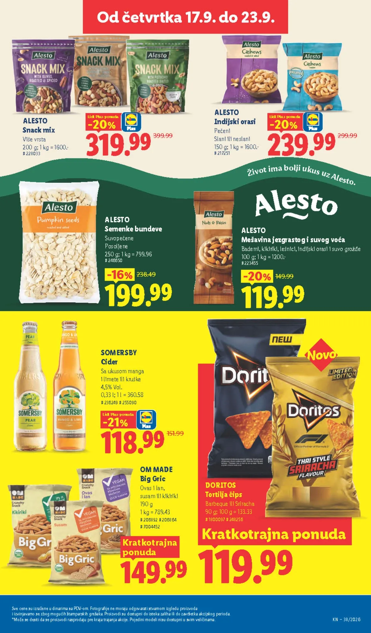Lidl katalog akcija strana 51 – važi od 17.9. do 23.9.2026.