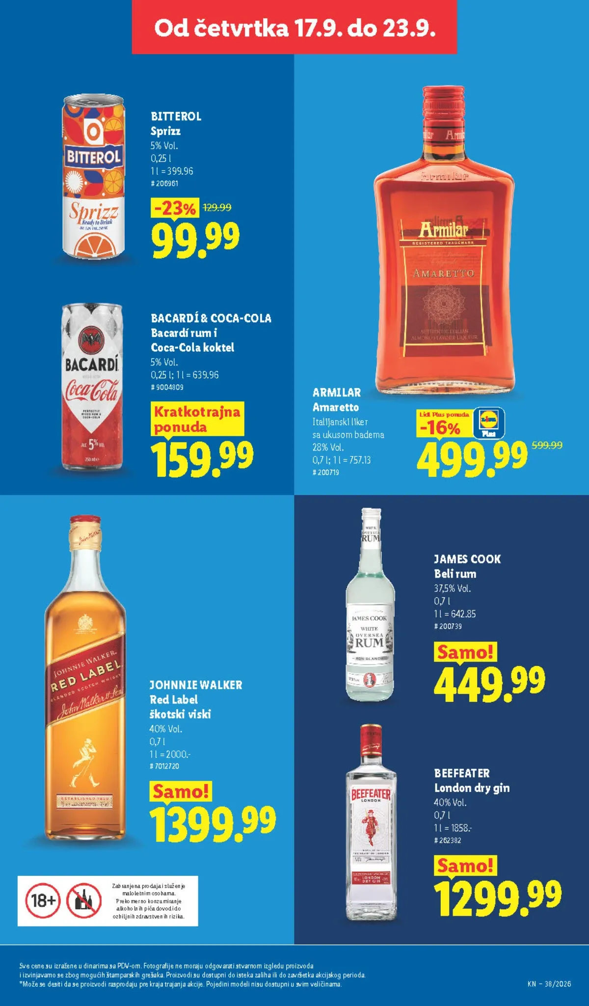 Lidl katalog akcija strana 53 – važi od 17.9. do 23.9.2026.