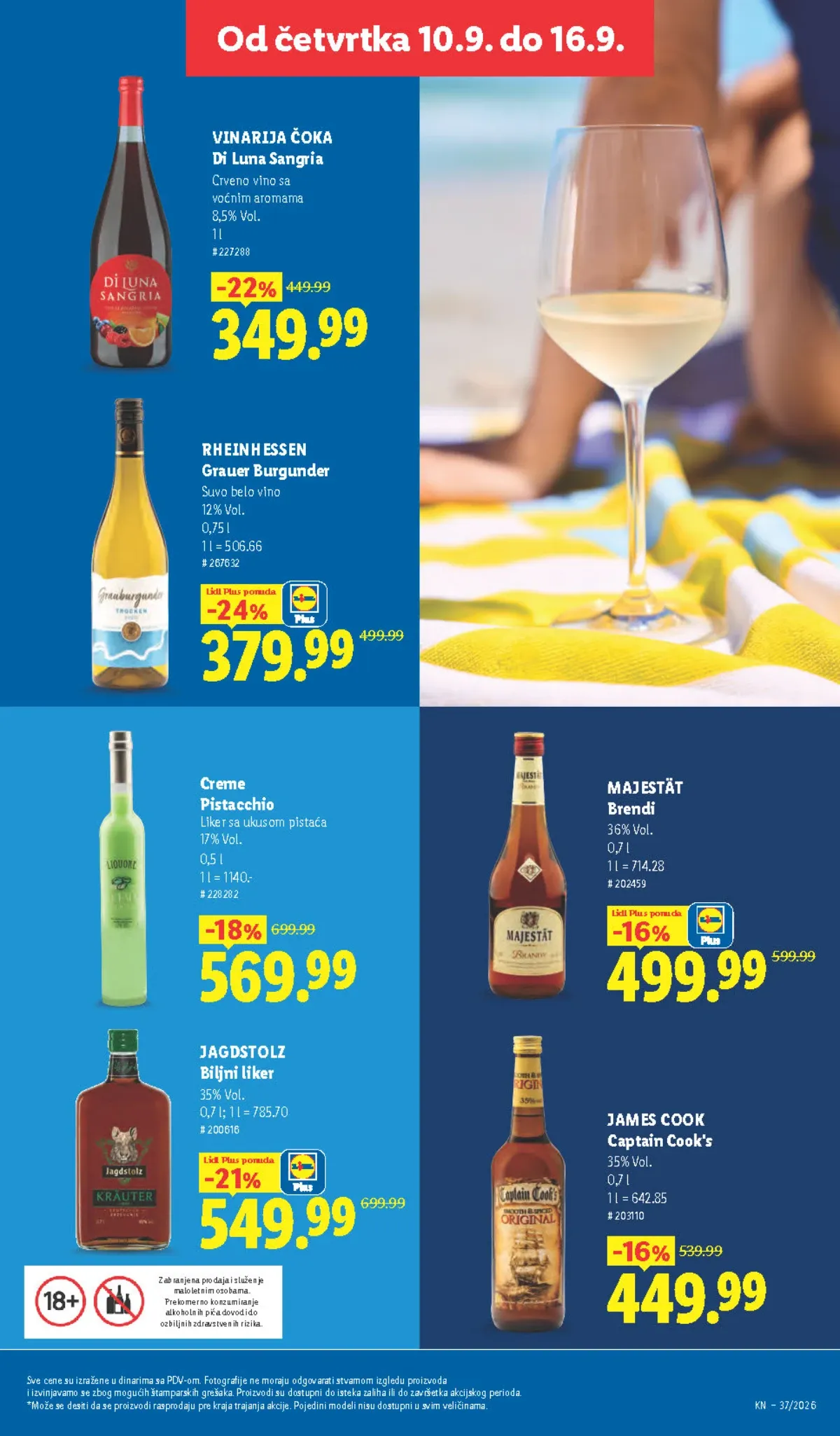 Lidl katalog akcija strana 54 – važi od 10.9. do 16.9.2026.