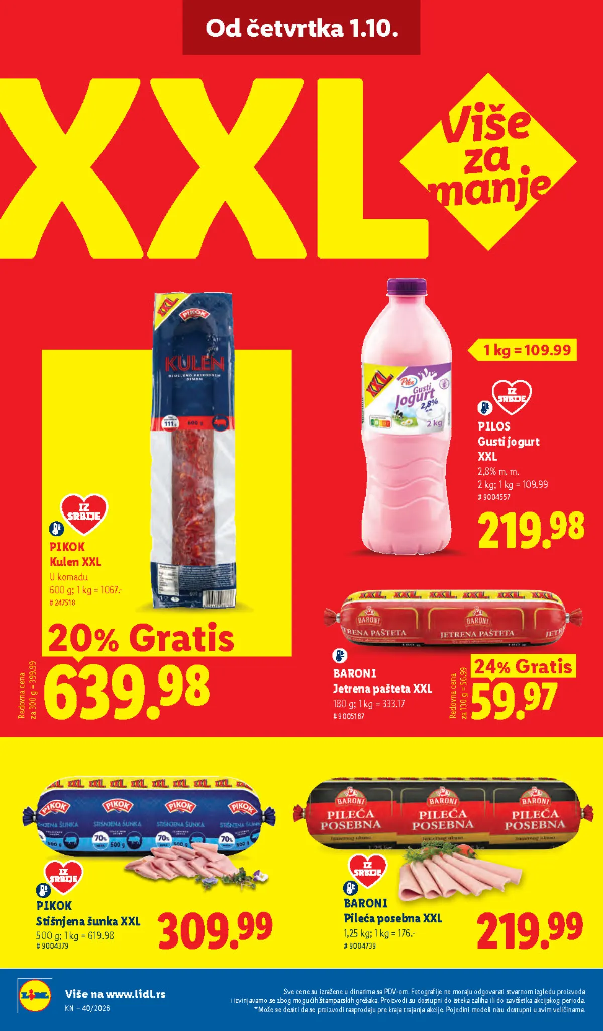 Lidl katalog akcija strana 56 – važi od 1.10. do 7.10.2026.