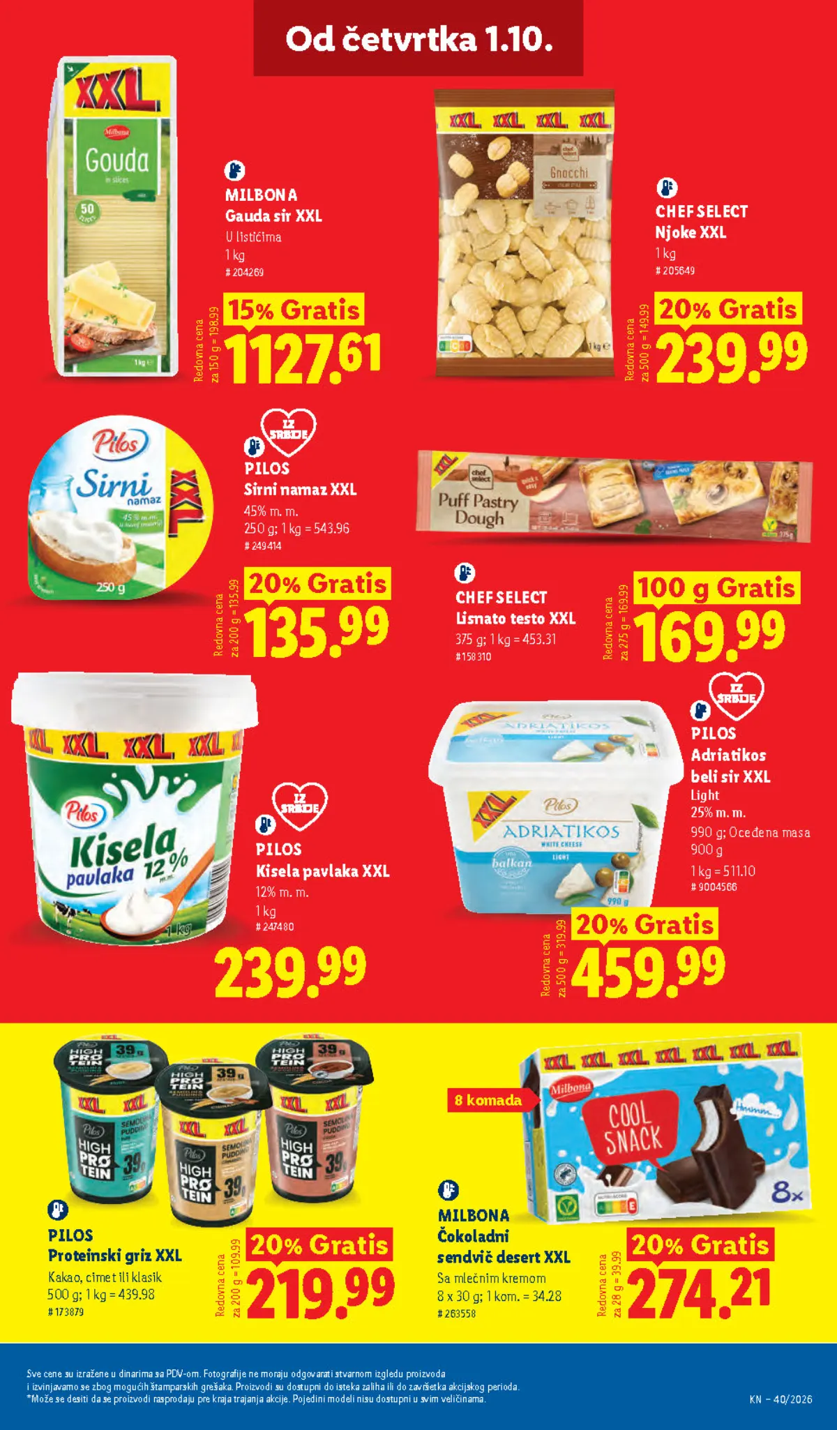 Lidl katalog akcija strana 57 – važi od 1.10. do 7.10.2026.