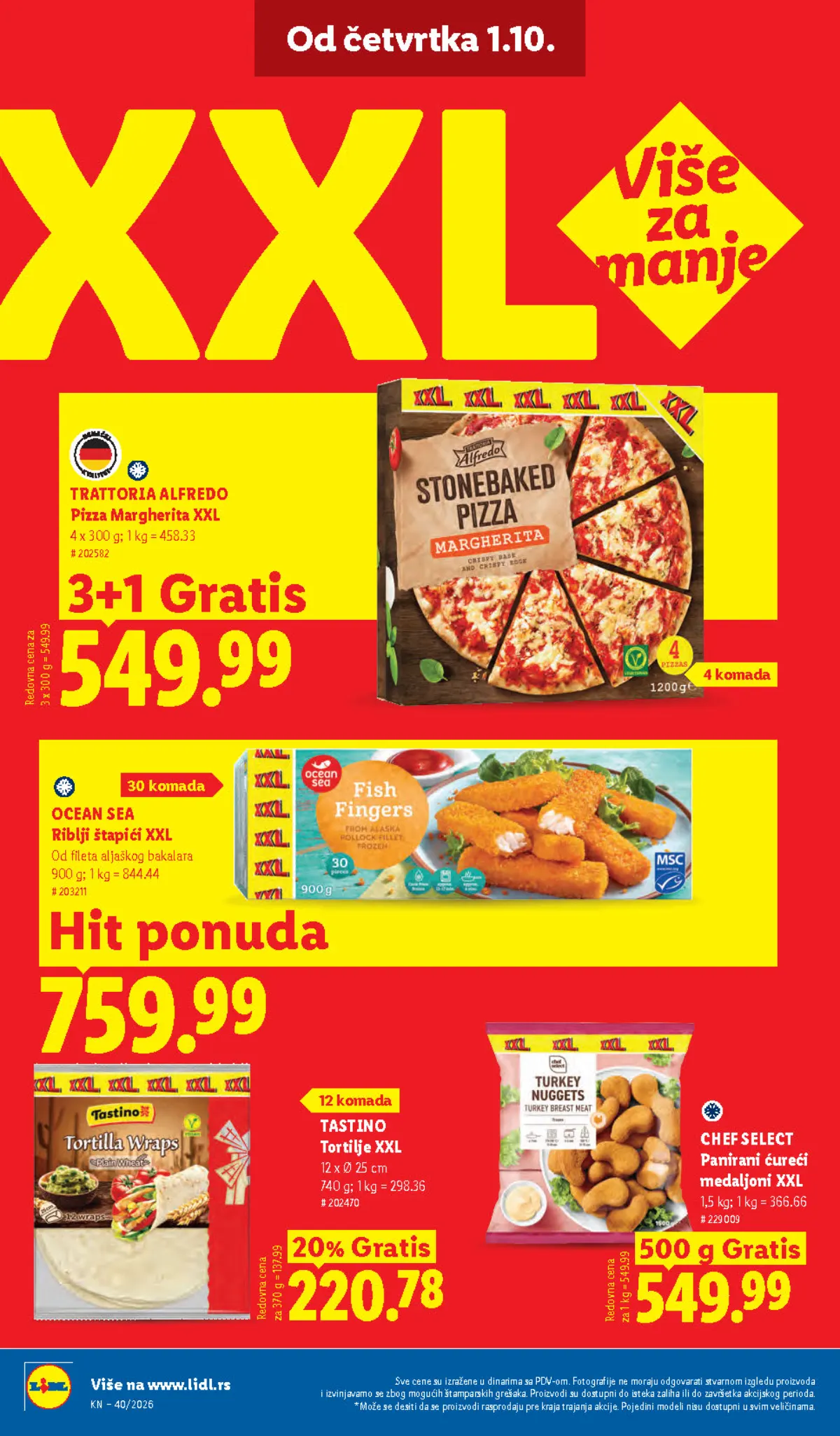 Lidl katalog akcija strana 58 – važi od 1.10. do 7.10.2026.