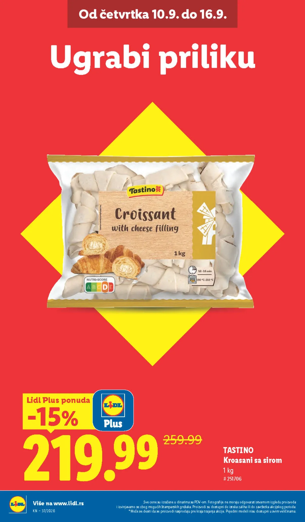 Lidl katalog akcija strana 6 – važi od 10.9. do 16.9.2026.