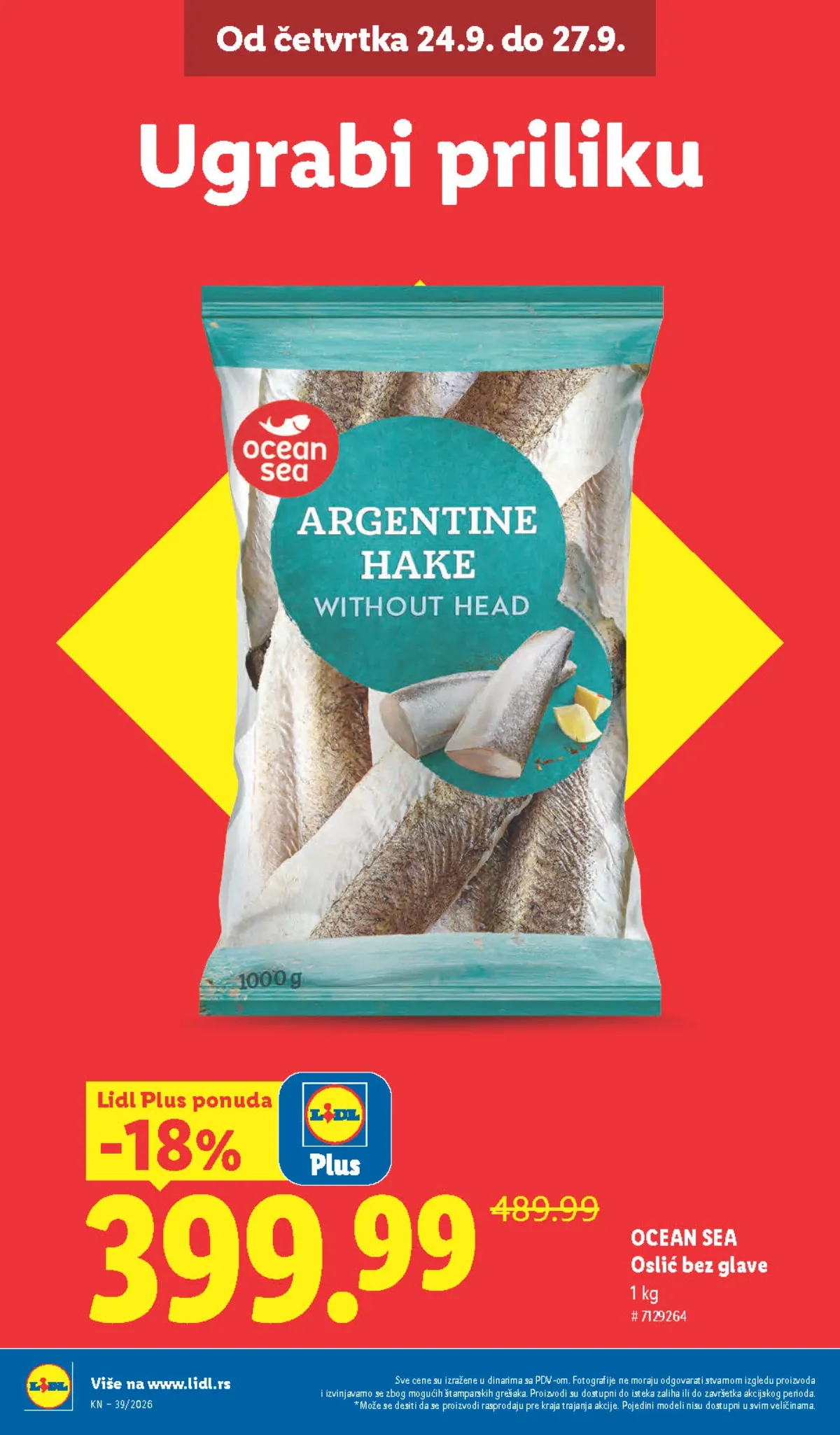 Lidl katalog akcija strana 6 – važi od 24.9. do 30.9.2026.