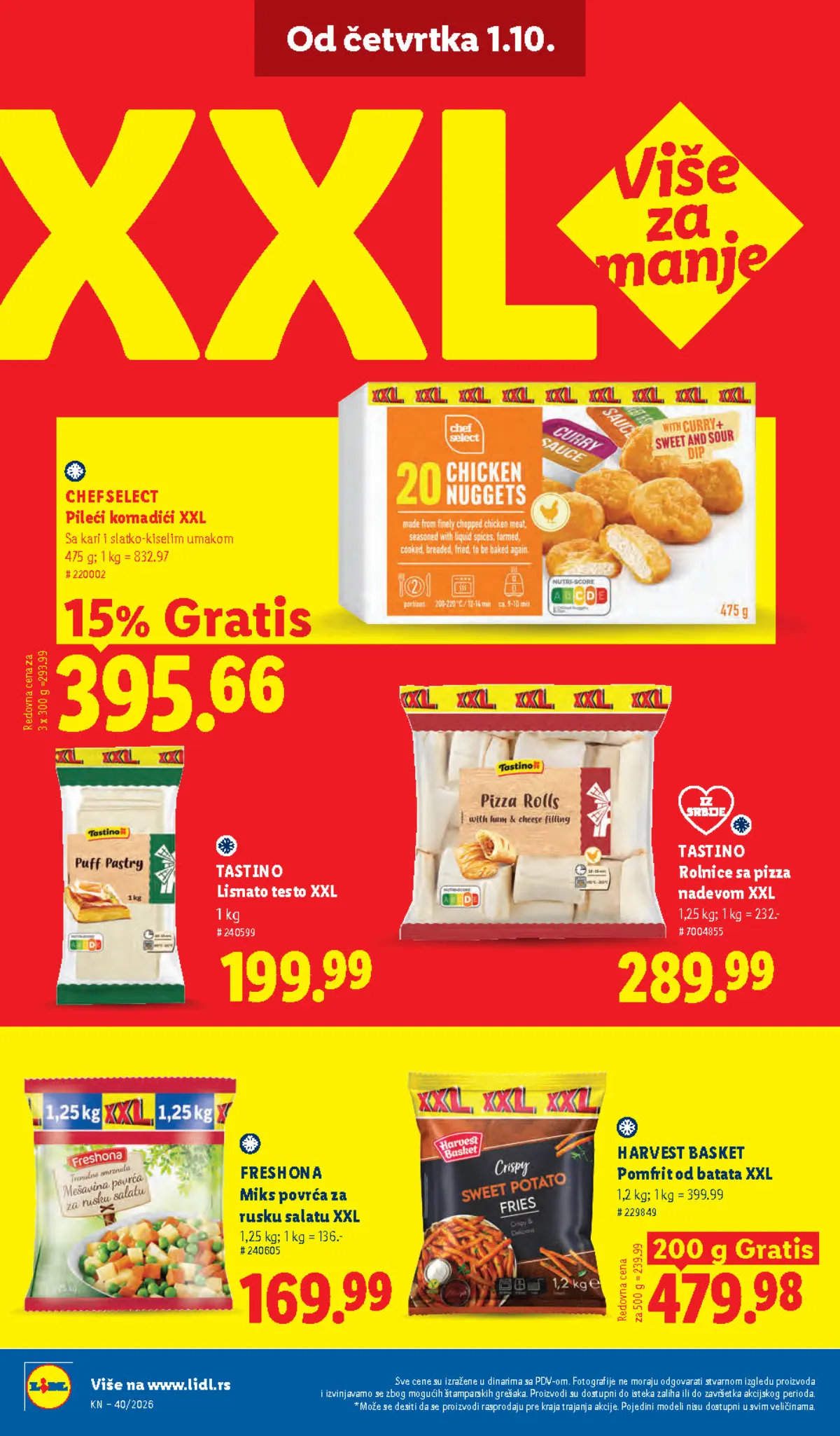 Lidl katalog akcija strana 60 – važi od 1.10. do 7.10.2026.